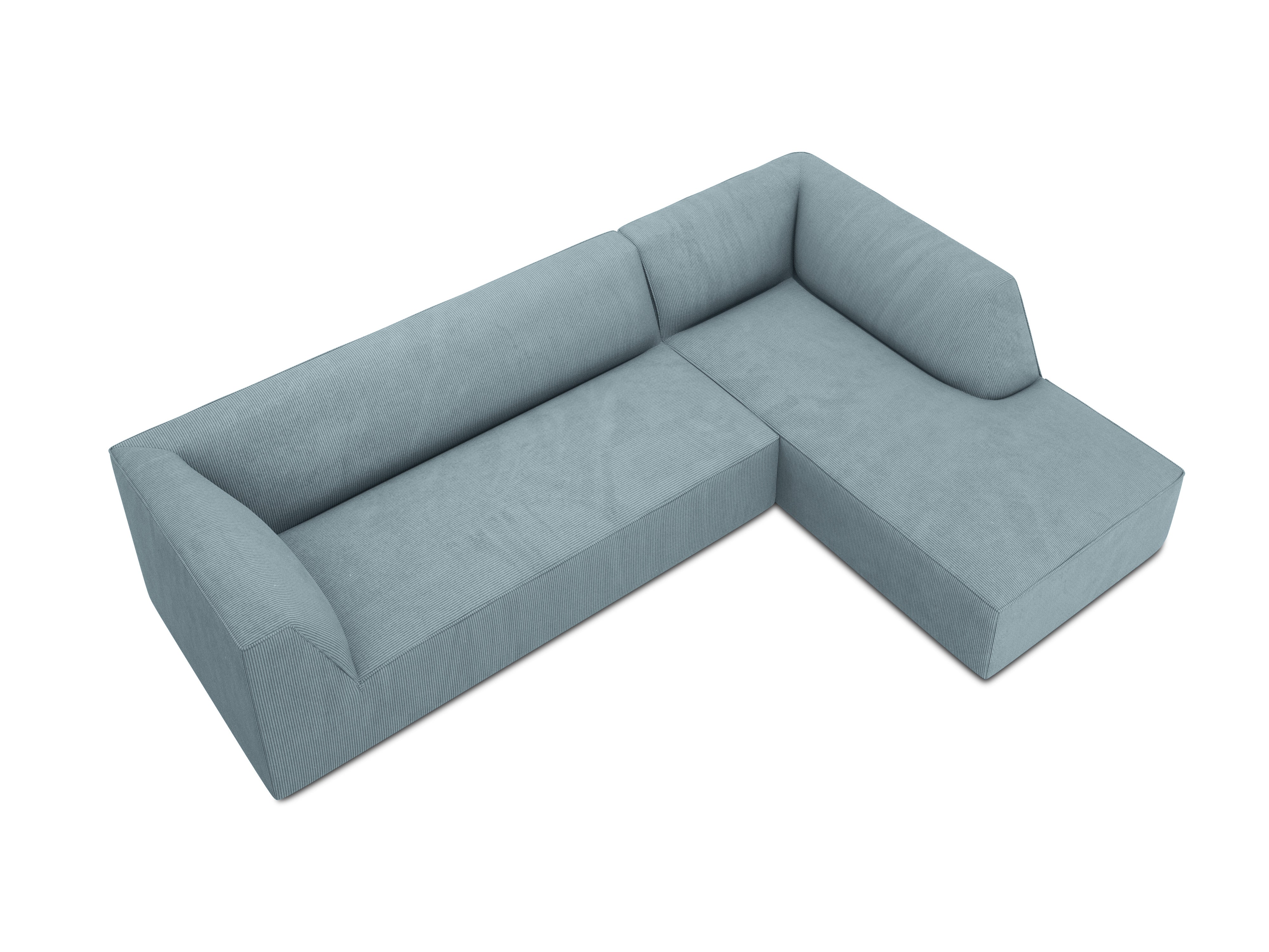 Ecksofa Ruby, 4 Sitze, 273x180cm, Material: Cord