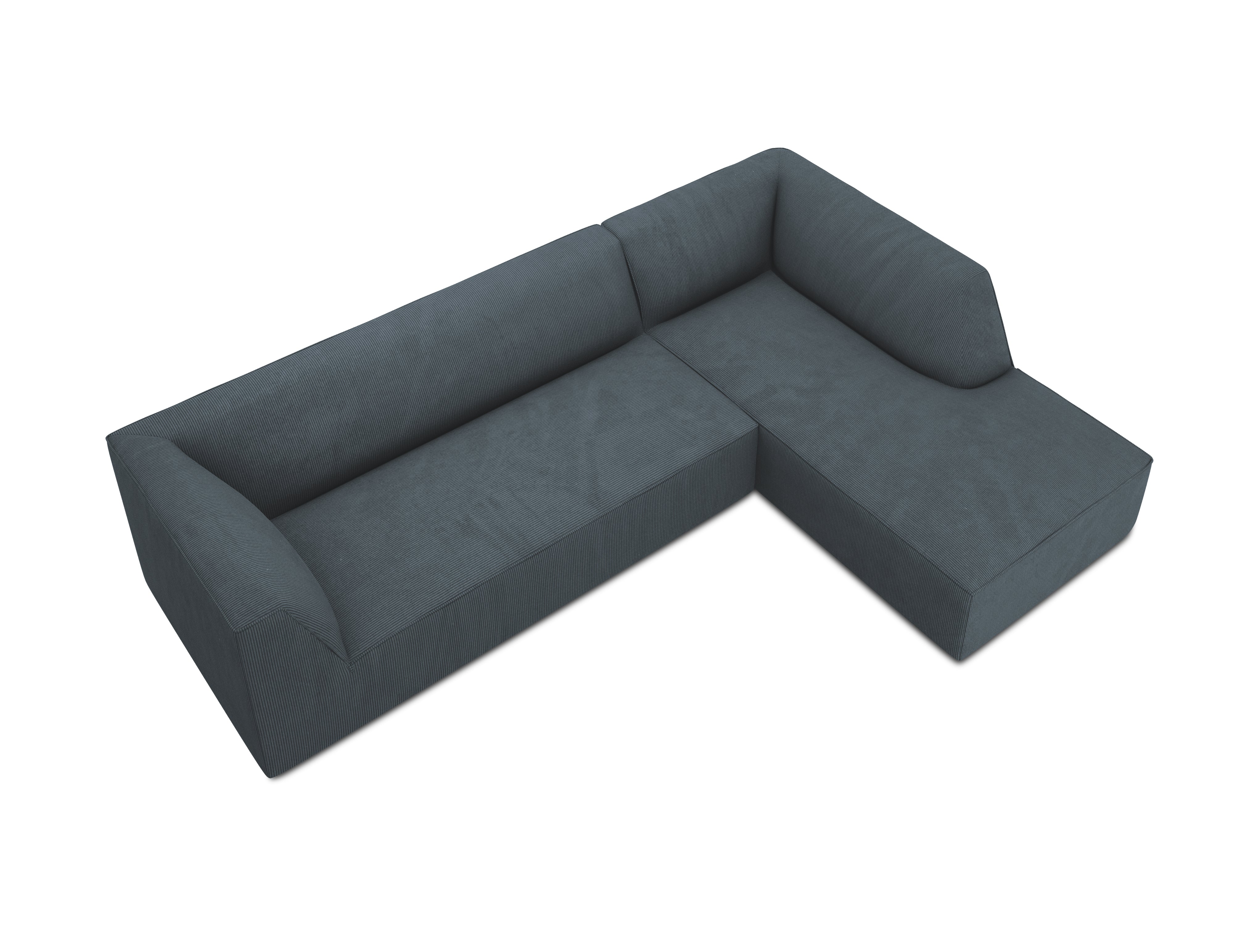 Ecksofa Ruby, 4 Sitze, 273x180cm, Material: Cord