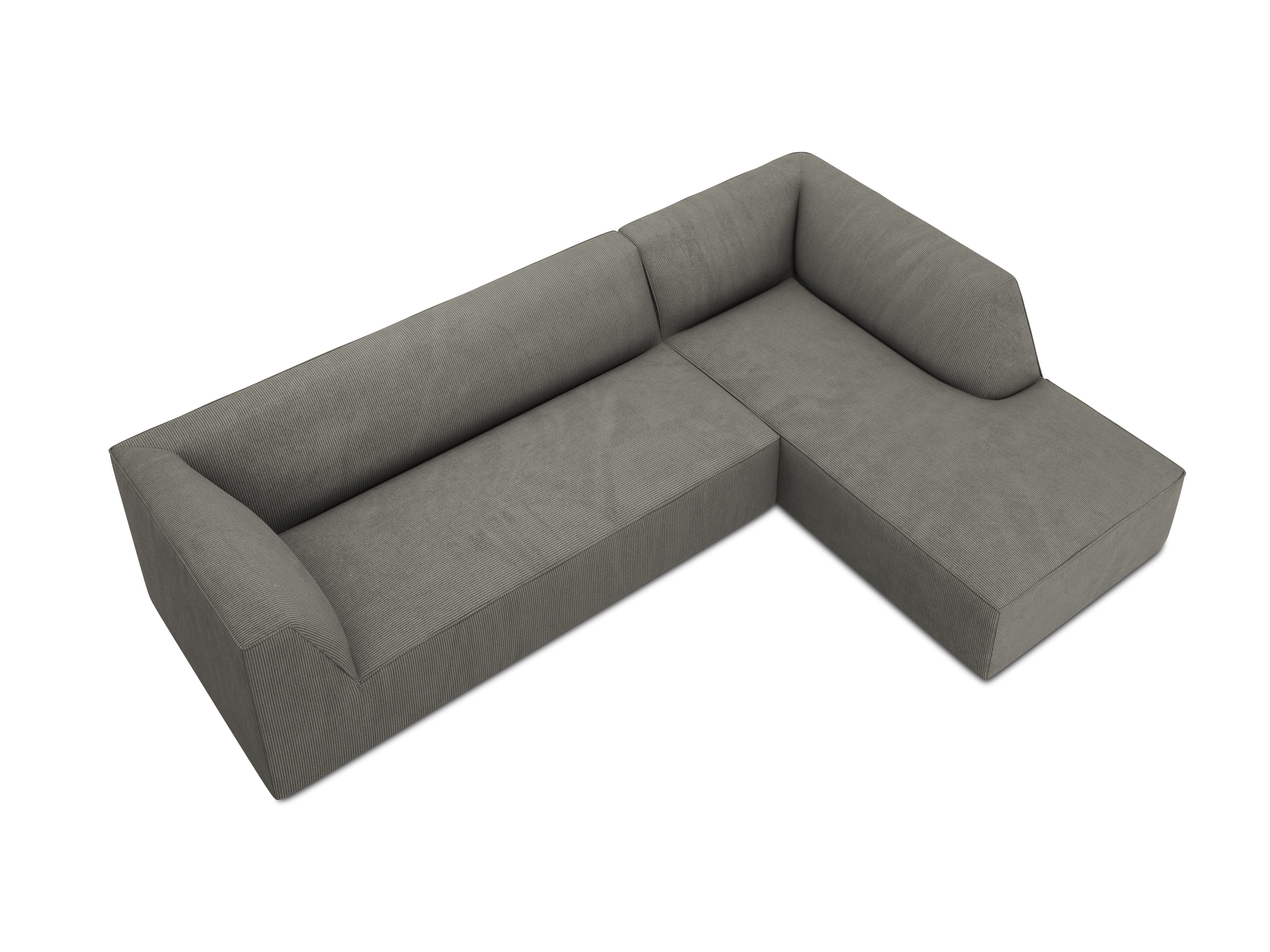 Ecksofa Ruby, 4 Sitze, 273x180cm, Material: Cord