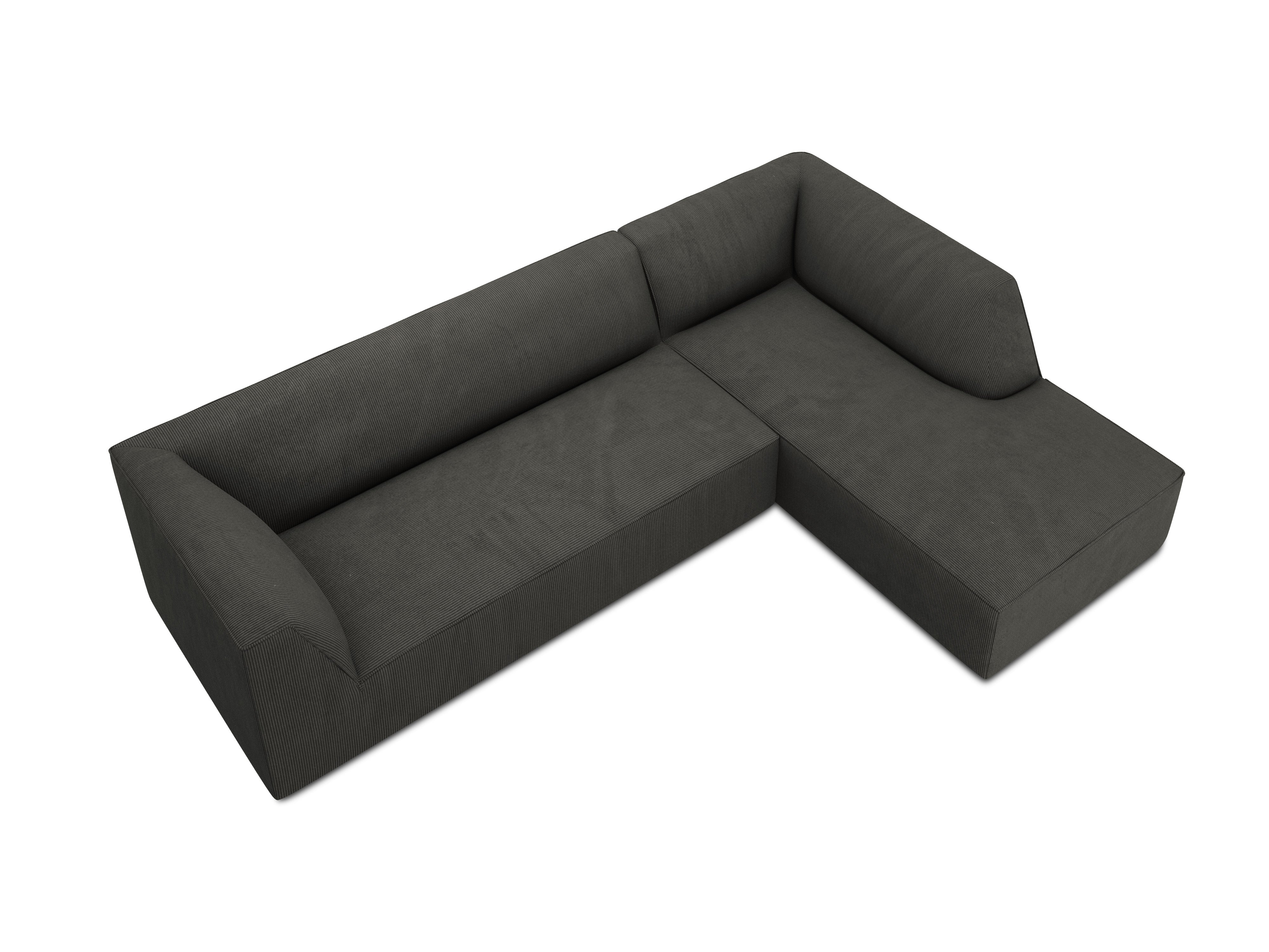 Ecksofa Ruby, 4 Sitze, 273x180cm, Material: Cord