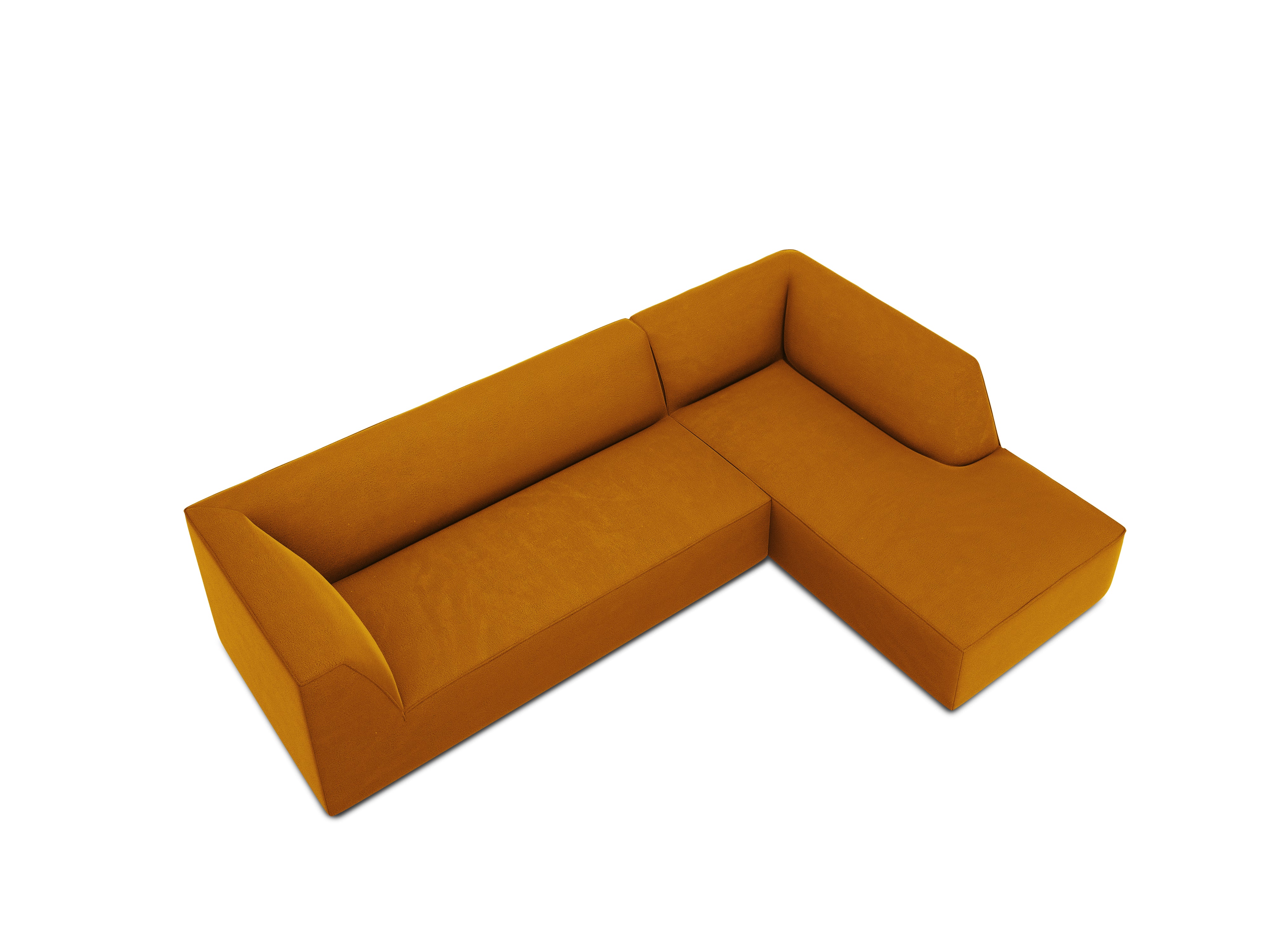 Ecksofa Ruby, 4 Sitze, 273x180cm, Material: Samt