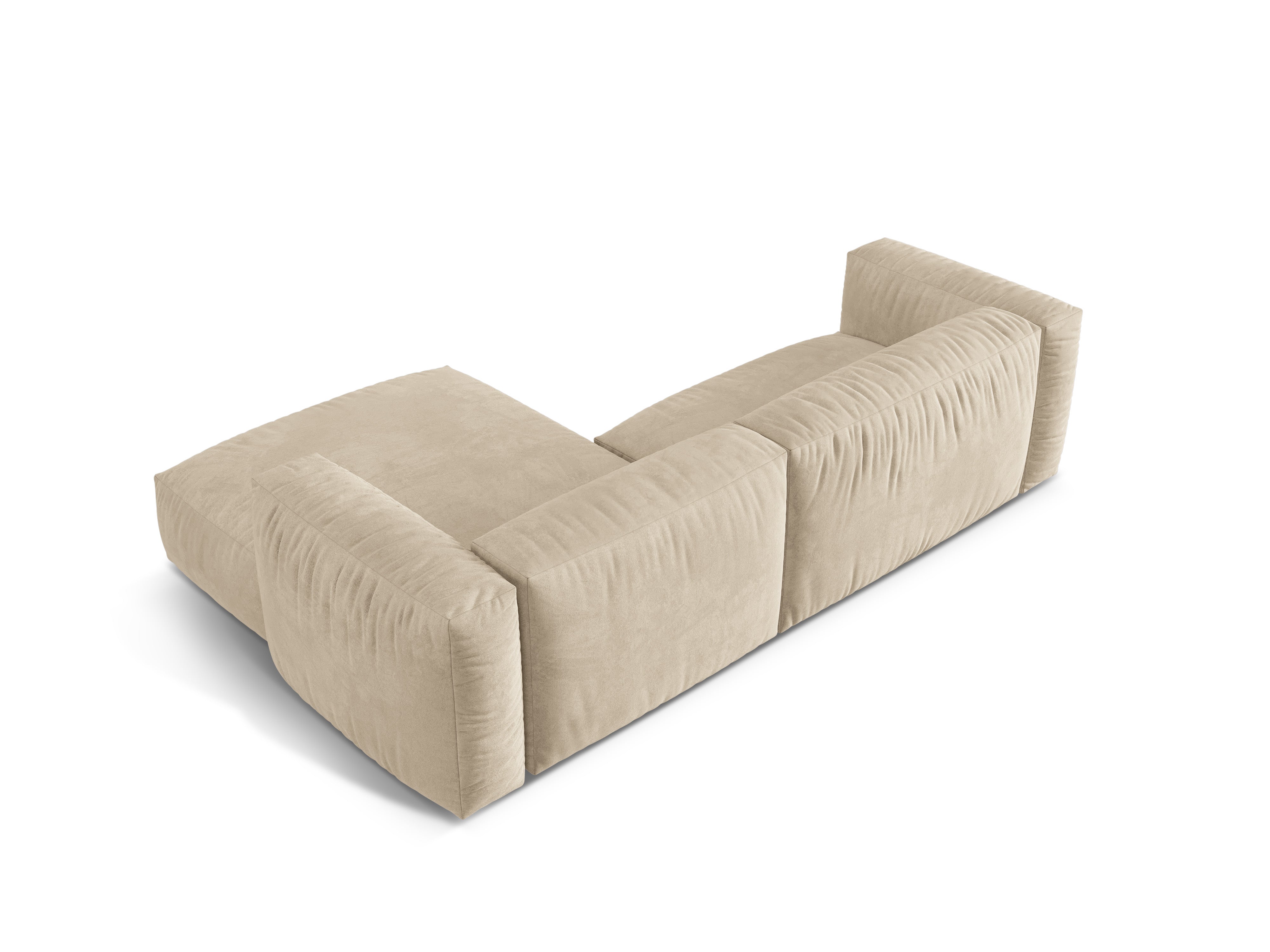 Ecksofa Martina, 280x176cm, Material: Samt