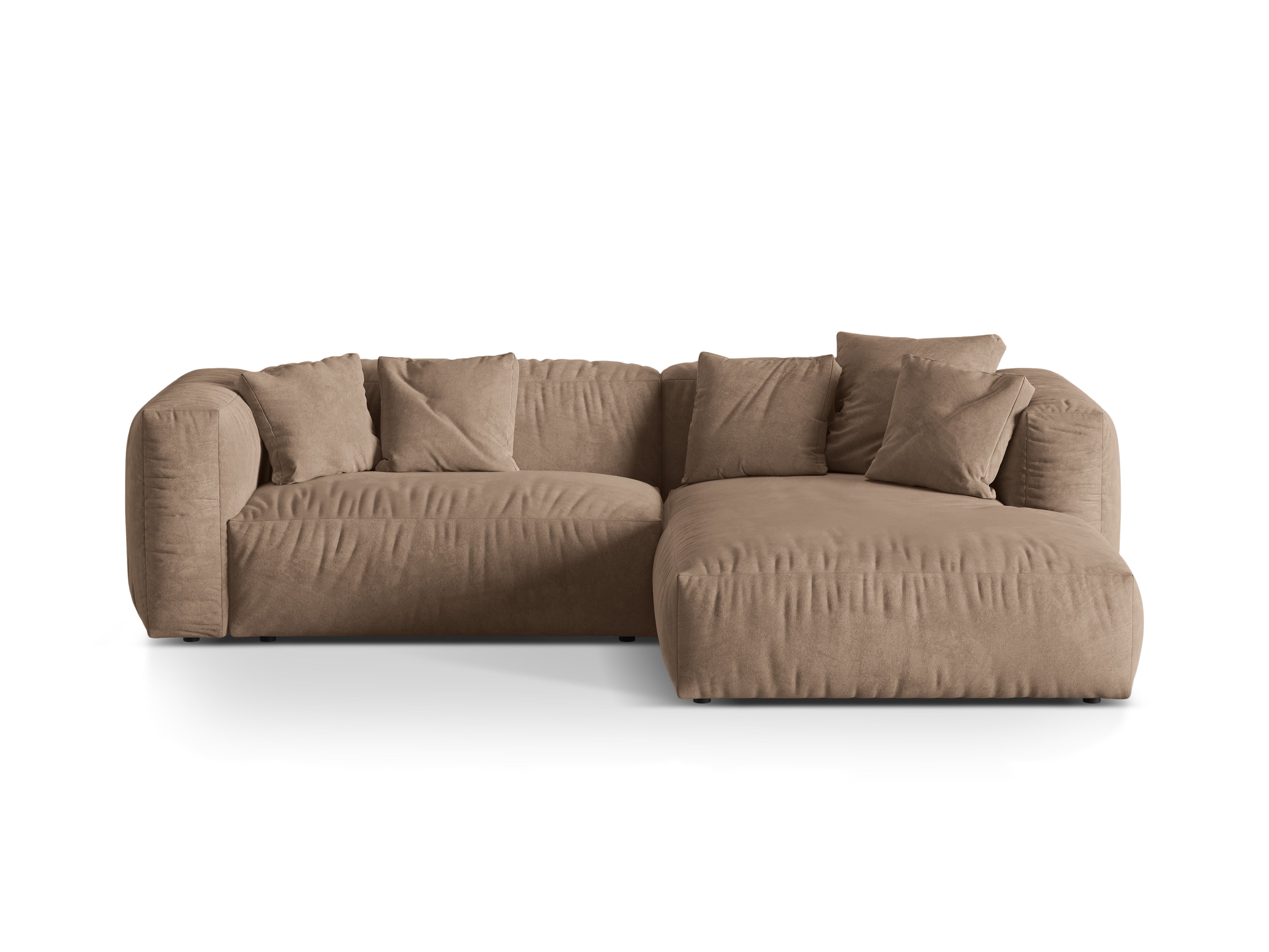 Ecksofa Martina, 280x176cm, Material: Samt