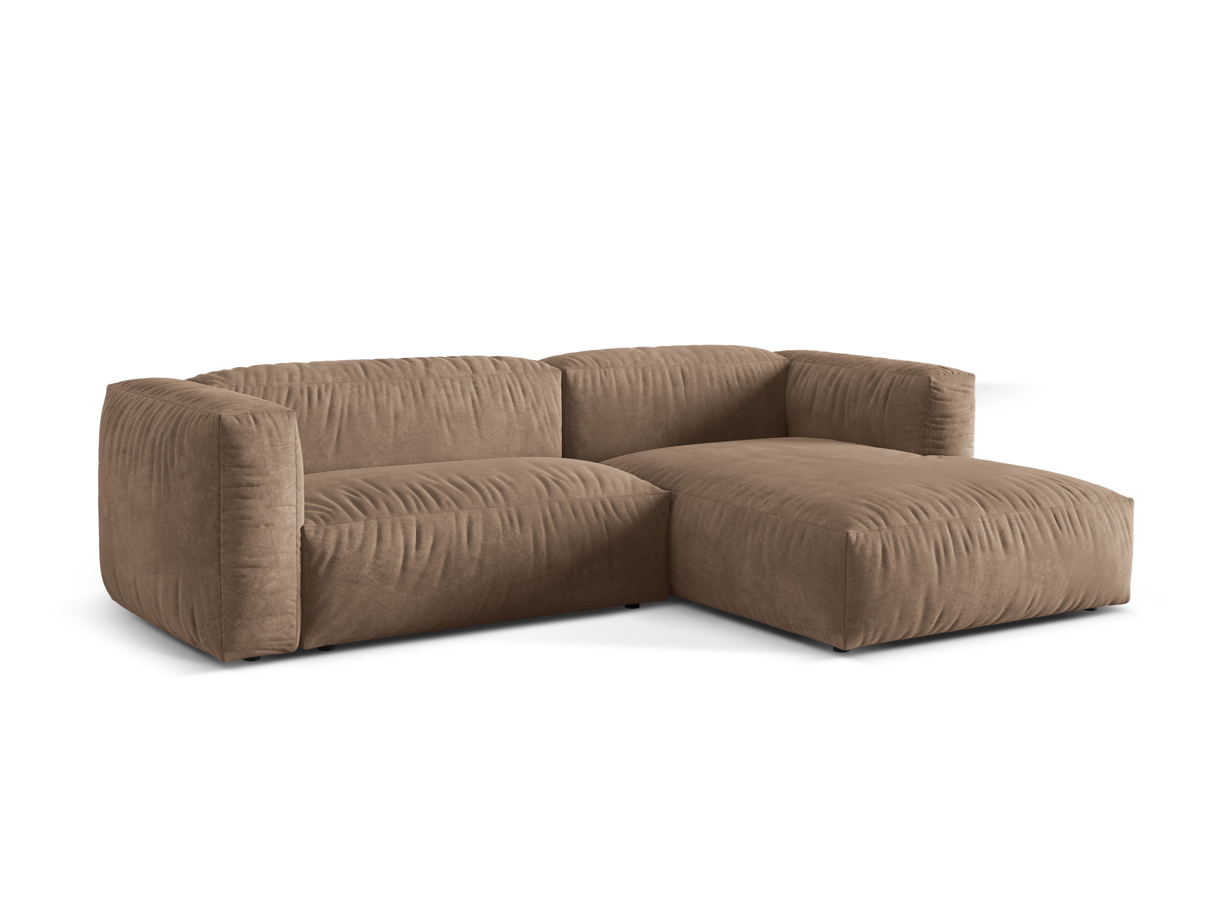 Ecksofa Martina, 280x176cm, Material: Samt