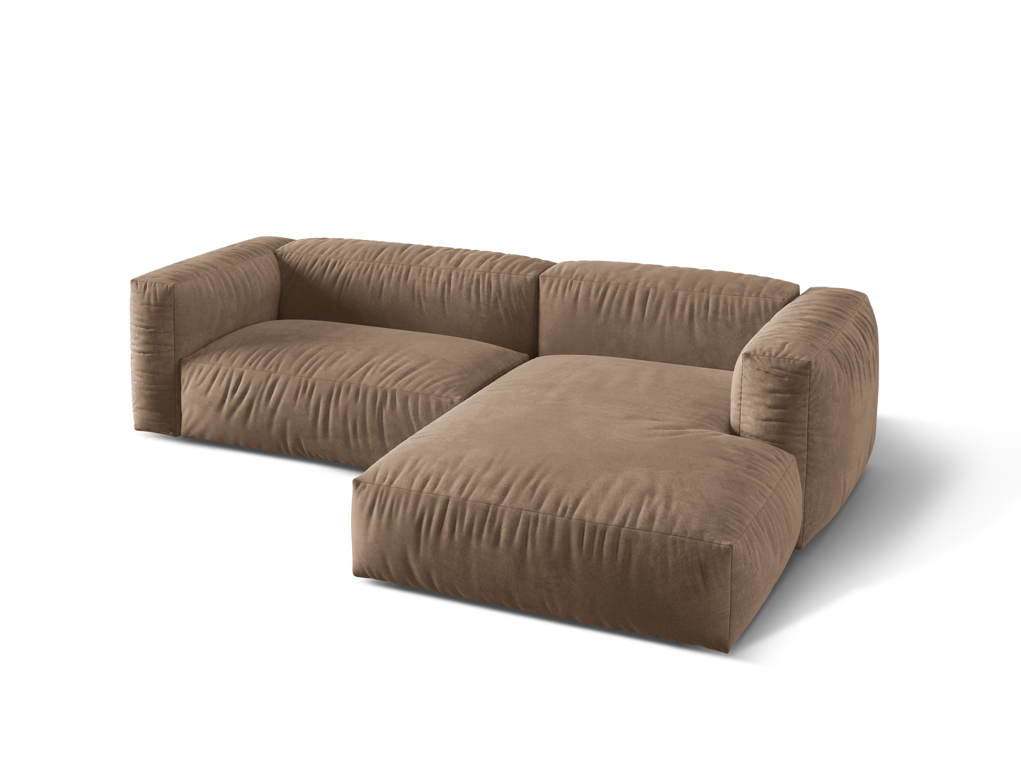 Ecksofa Martina, 280x176cm, Material: Samt