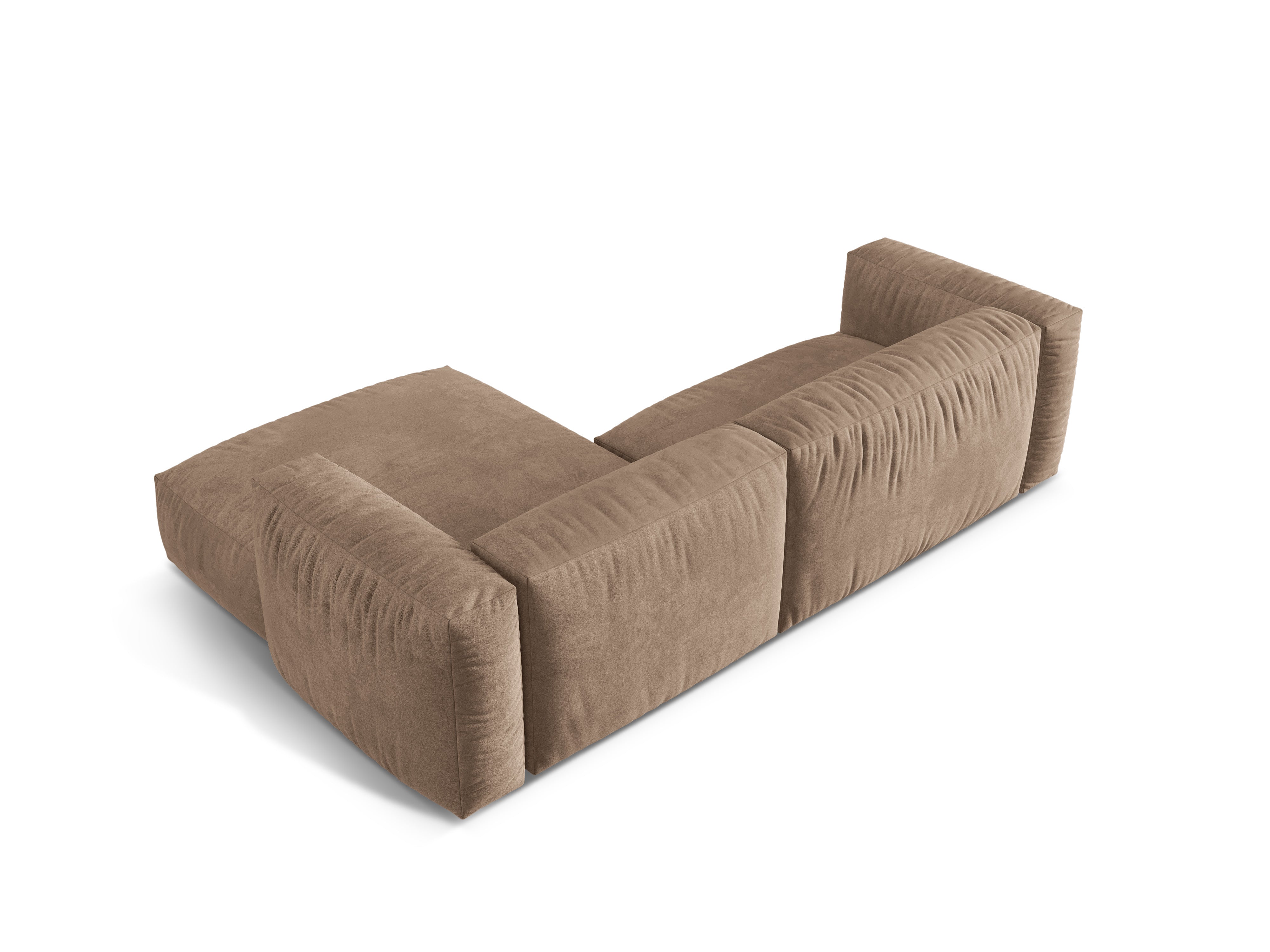 Ecksofa Martina, 280x176cm, Material: Samt