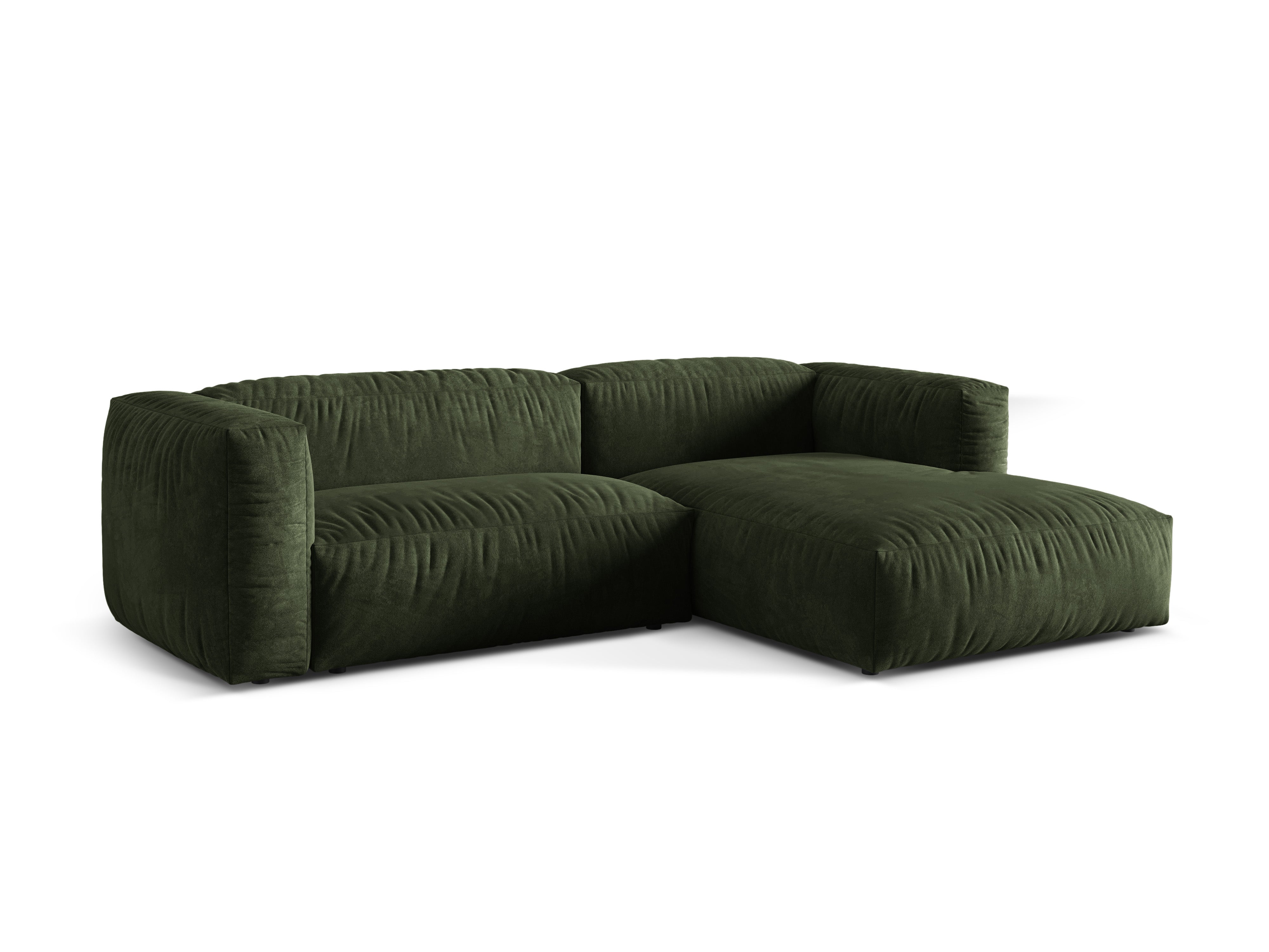 Ecksofa Martina, 280x176cm, Material: Samt