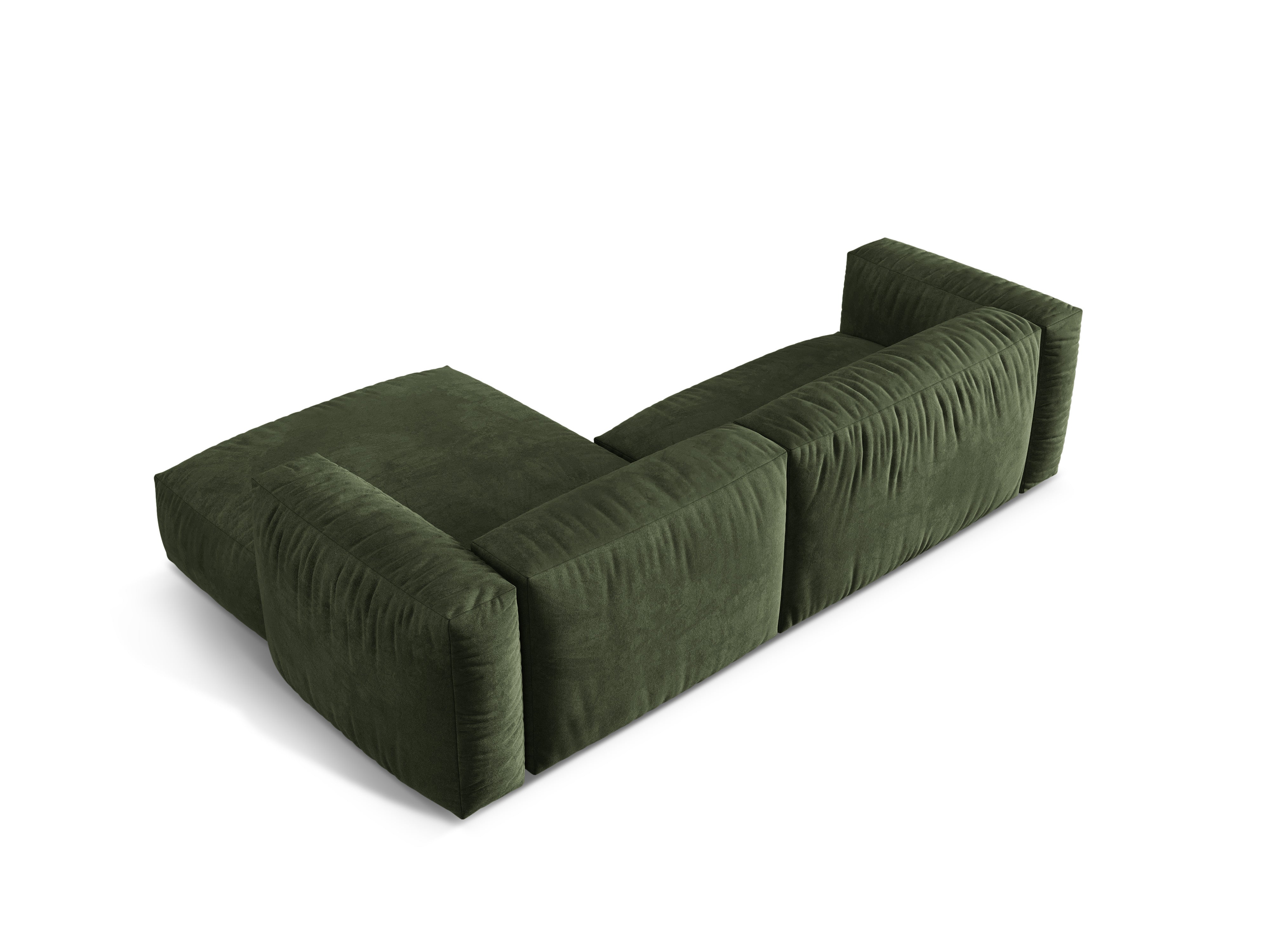 Ecksofa Martina, 280x176cm, Material: Samt