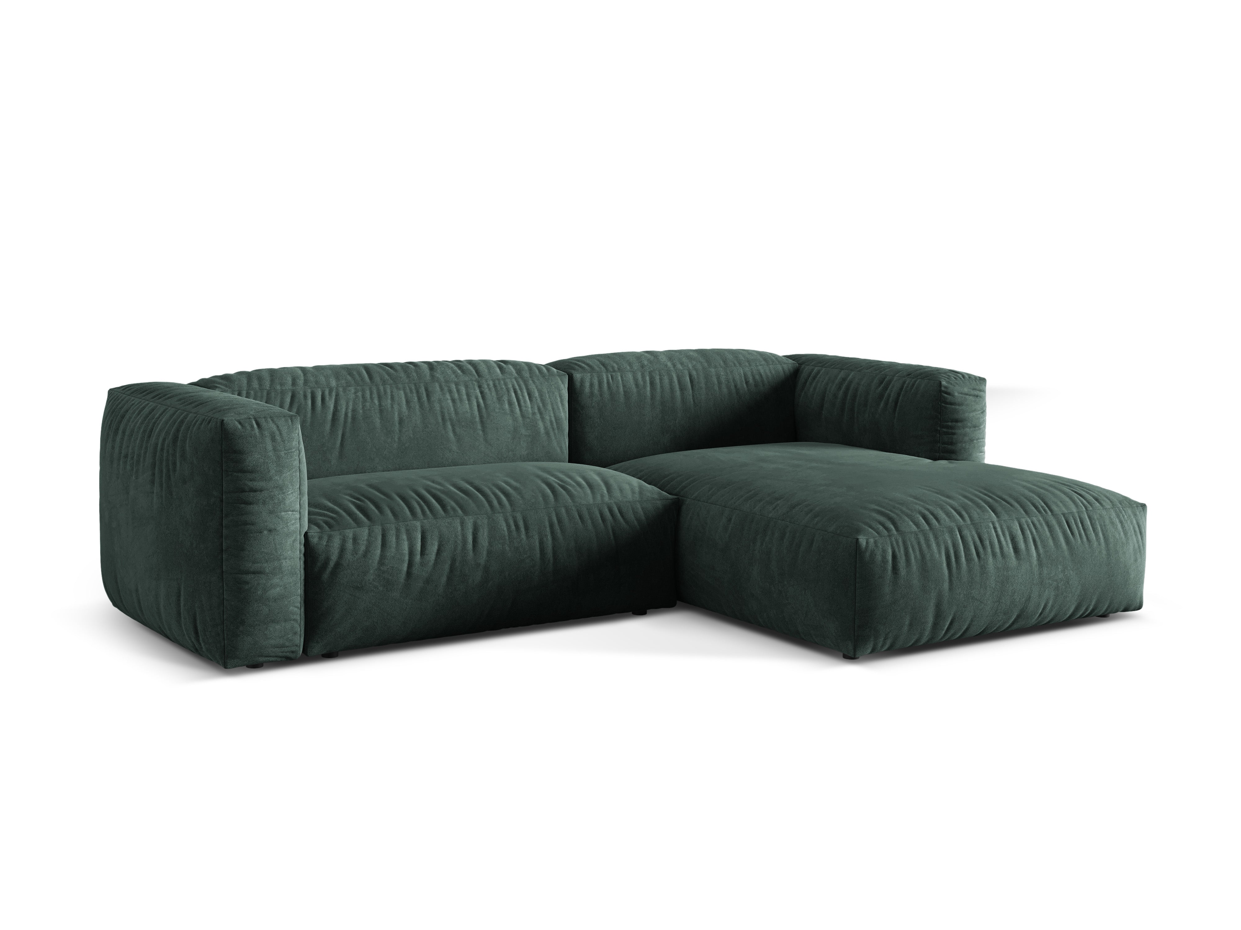 Ecksofa Martina, 280x176cm, Material: Samt
