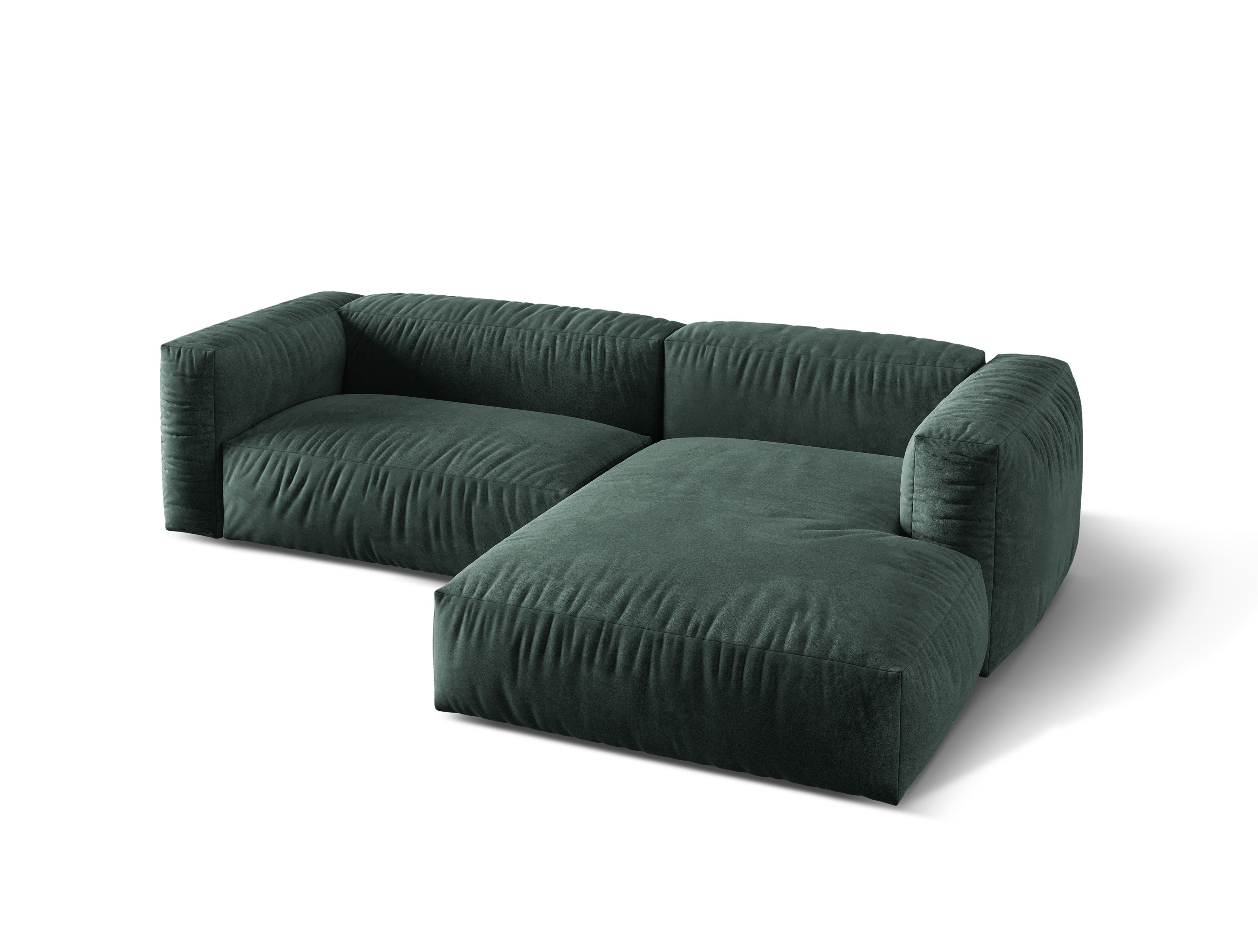 Ecksofa Martina, 280x176cm, Material: Samt
