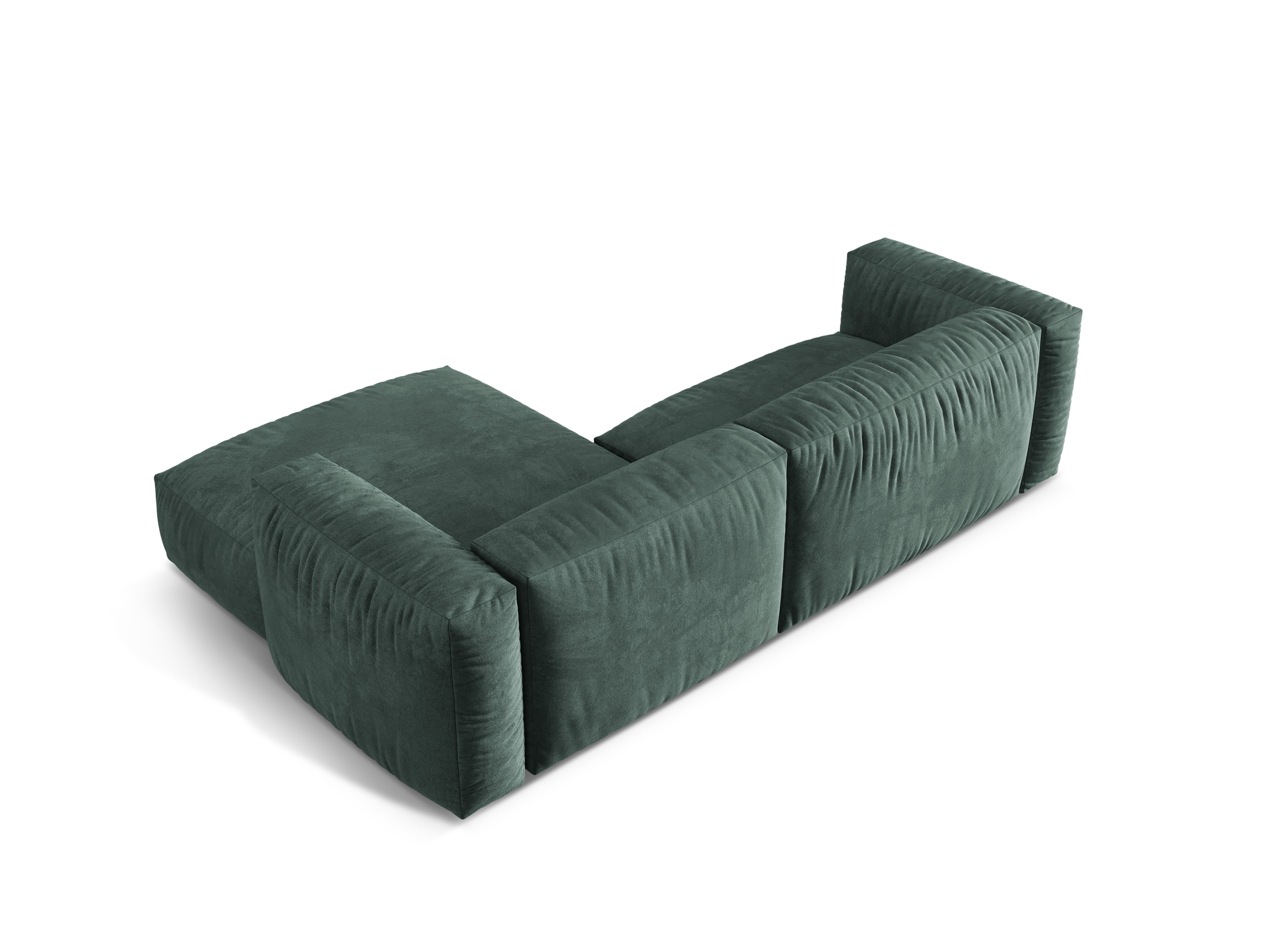 Ecksofa Martina, 280x176cm, Material: Samt