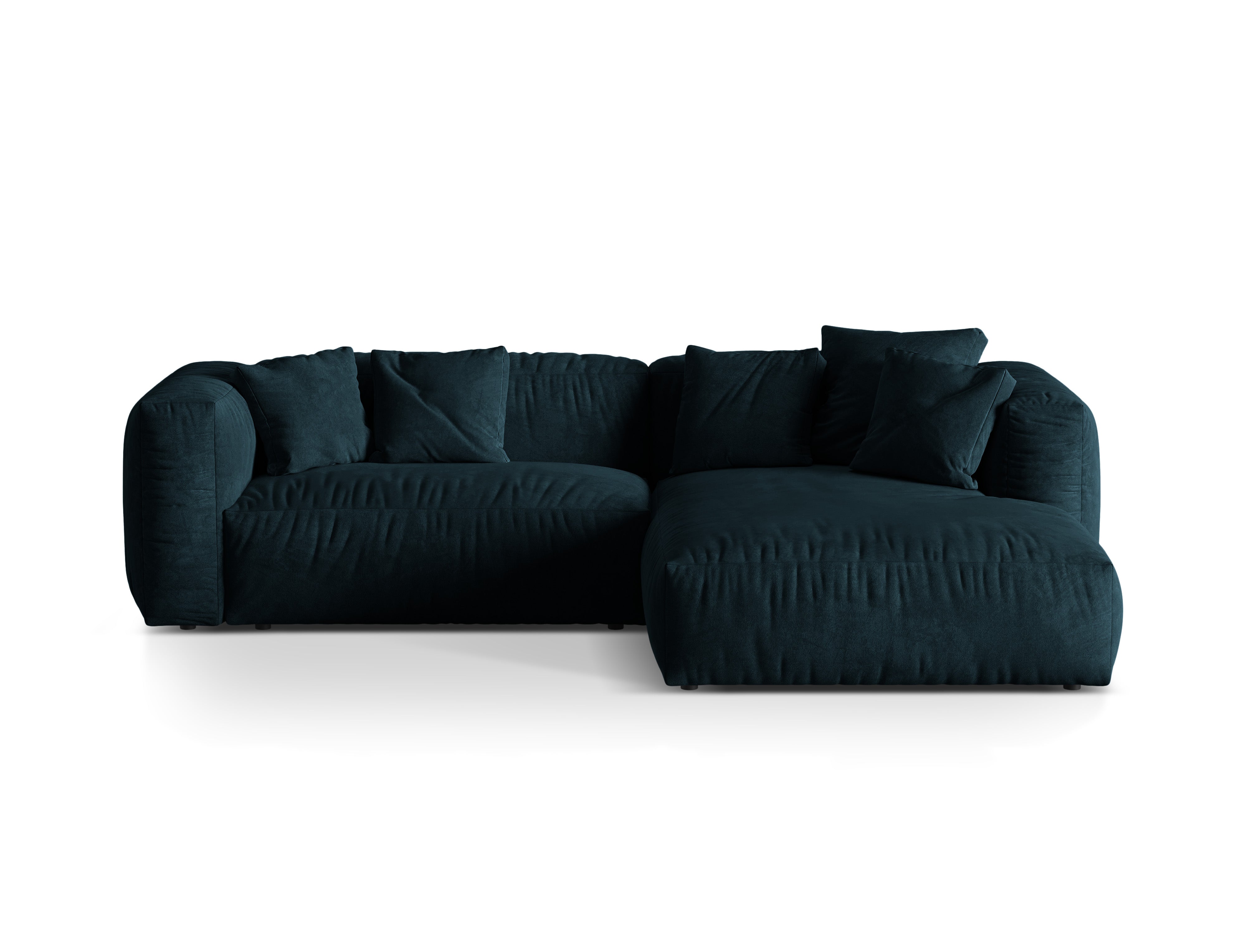 Ecksofa Martina, 280x176cm, Material: Samt