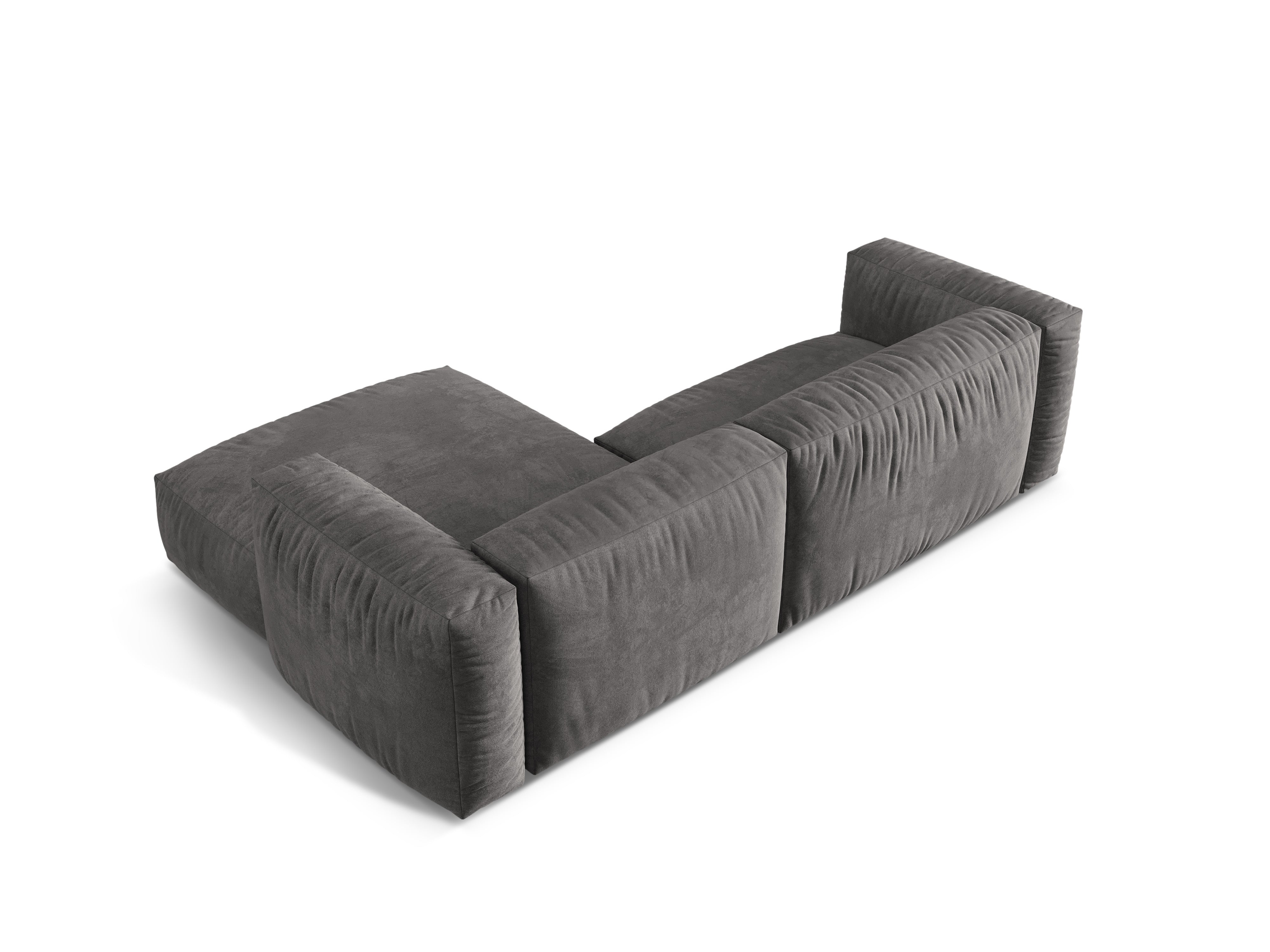 Ecksofa Martina, 280x176cm, Material: Samt