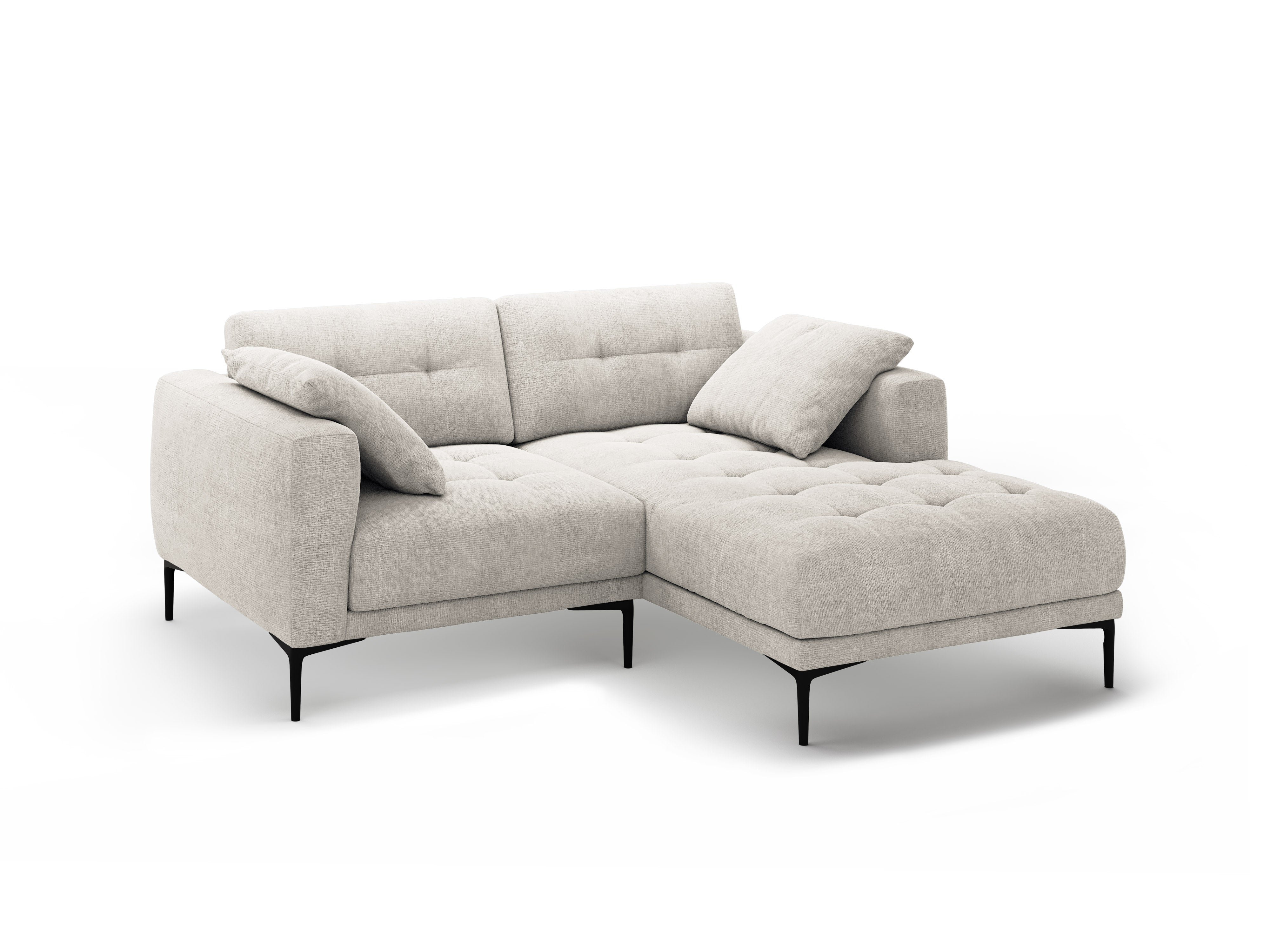 Eckgarnitur Bemy, 205x174cm, Material: Strukturstoff