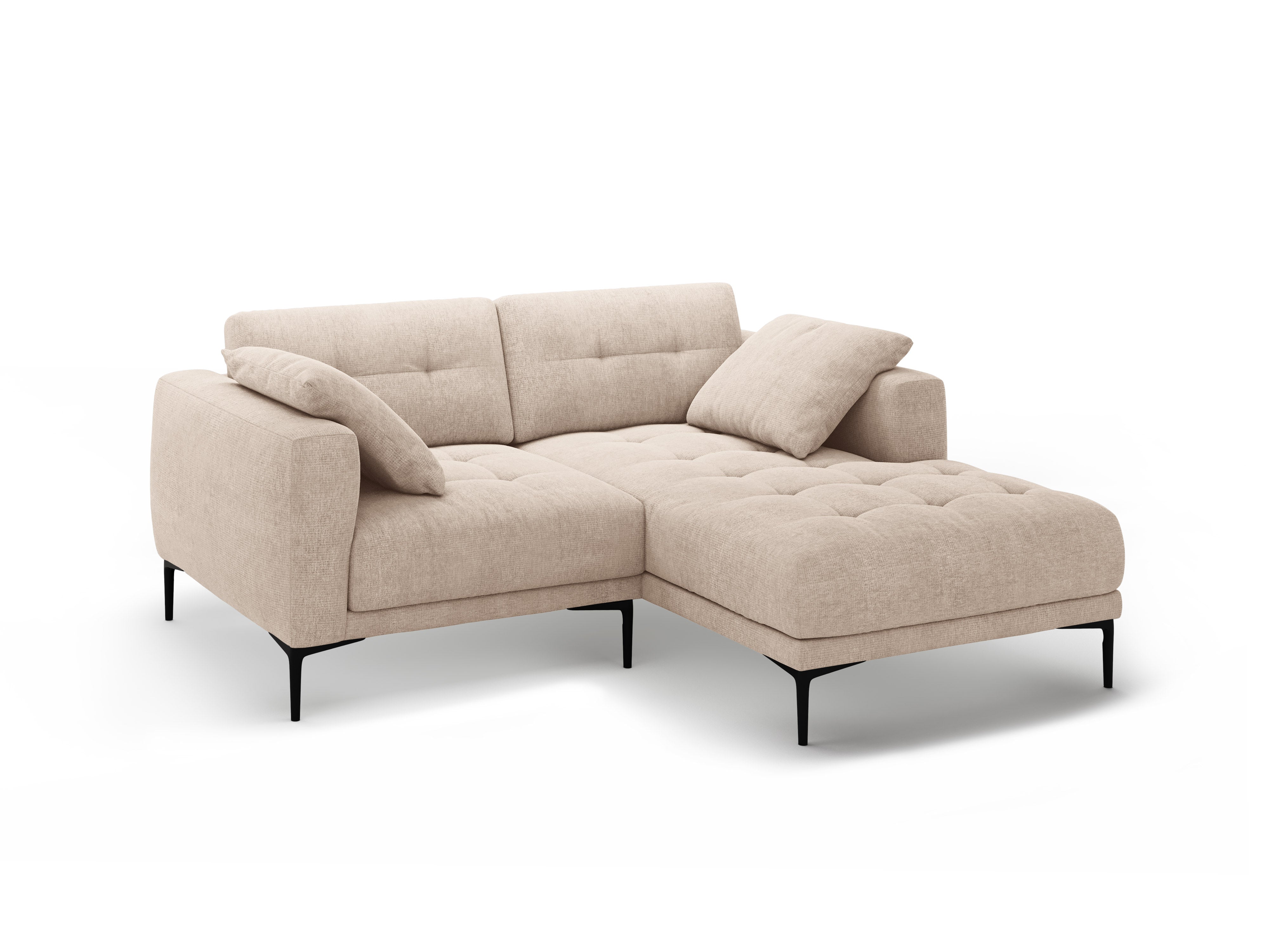 Eckgarnitur Bemy, 205x174cm, Material: Strukturstoff