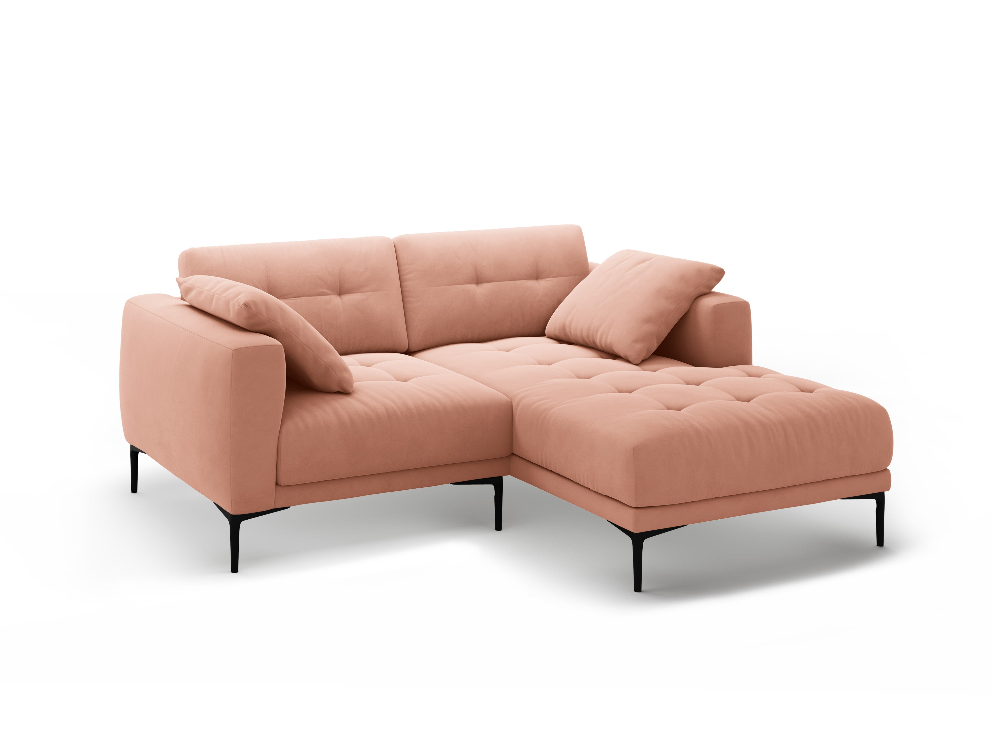 Eckgarnitur Bemy, 205x174cm, Material: Samt