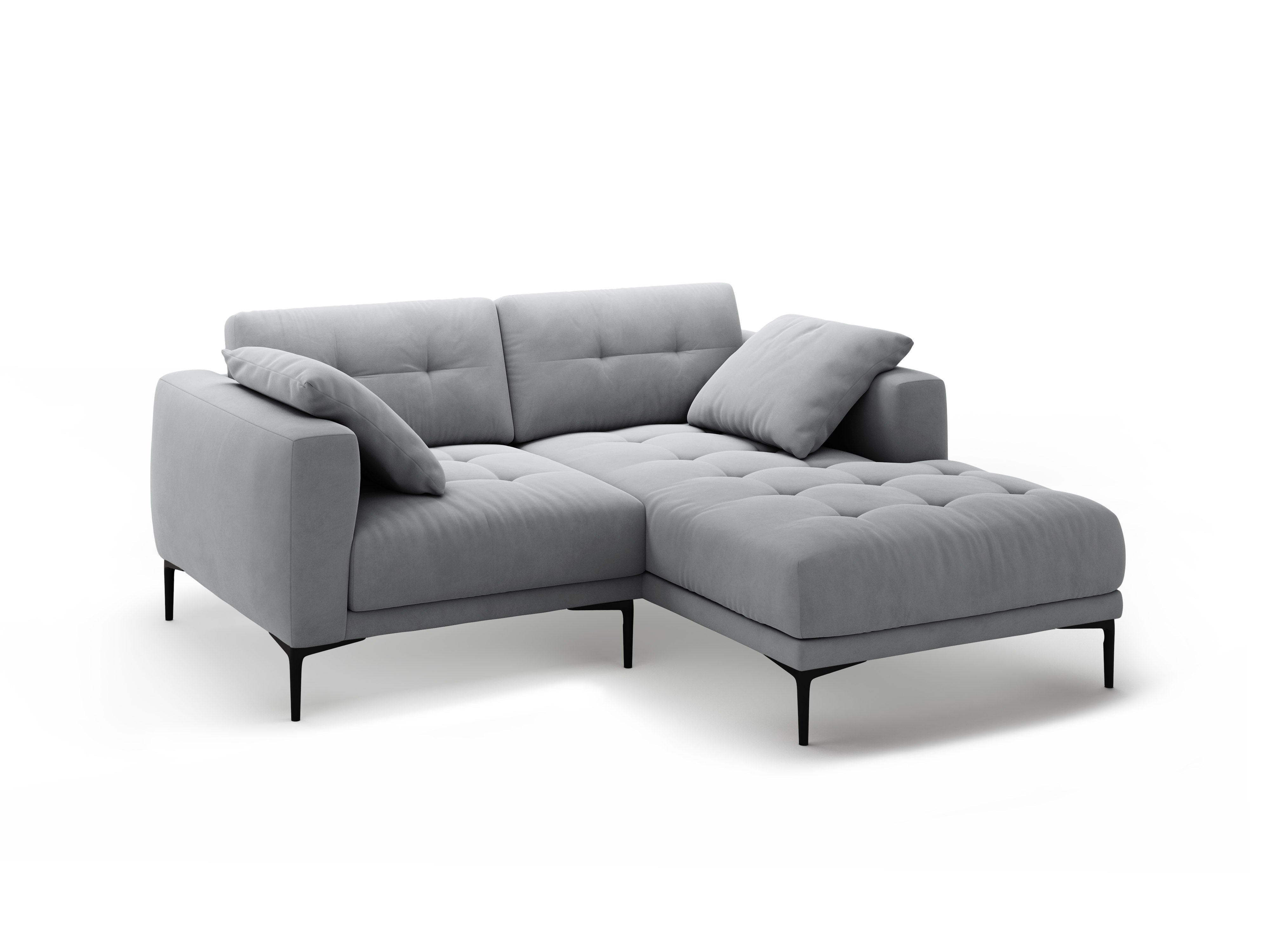 Eckgarnitur Bemy, 205x174cm, Material: Samt