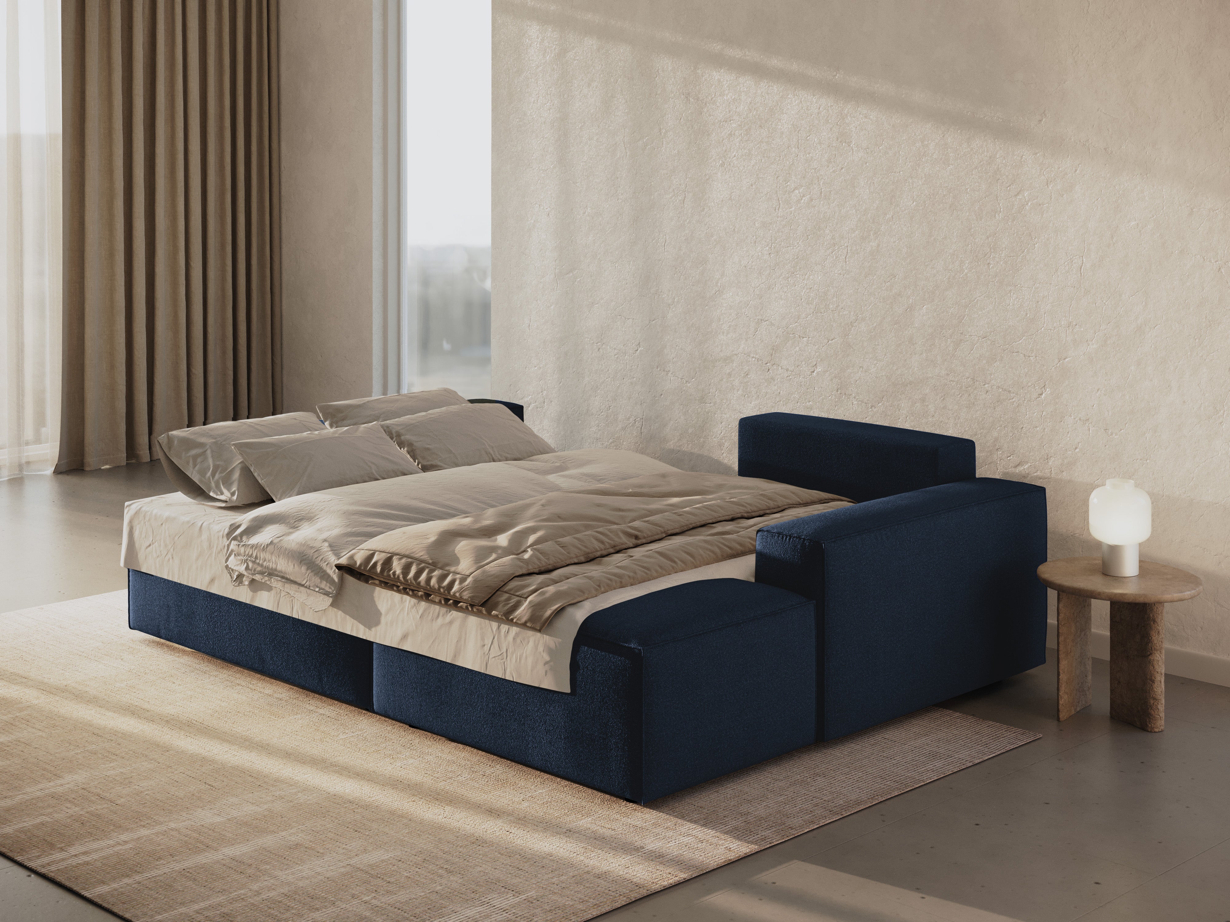 Ecksofa-Set Jodie, Material: Bouclé