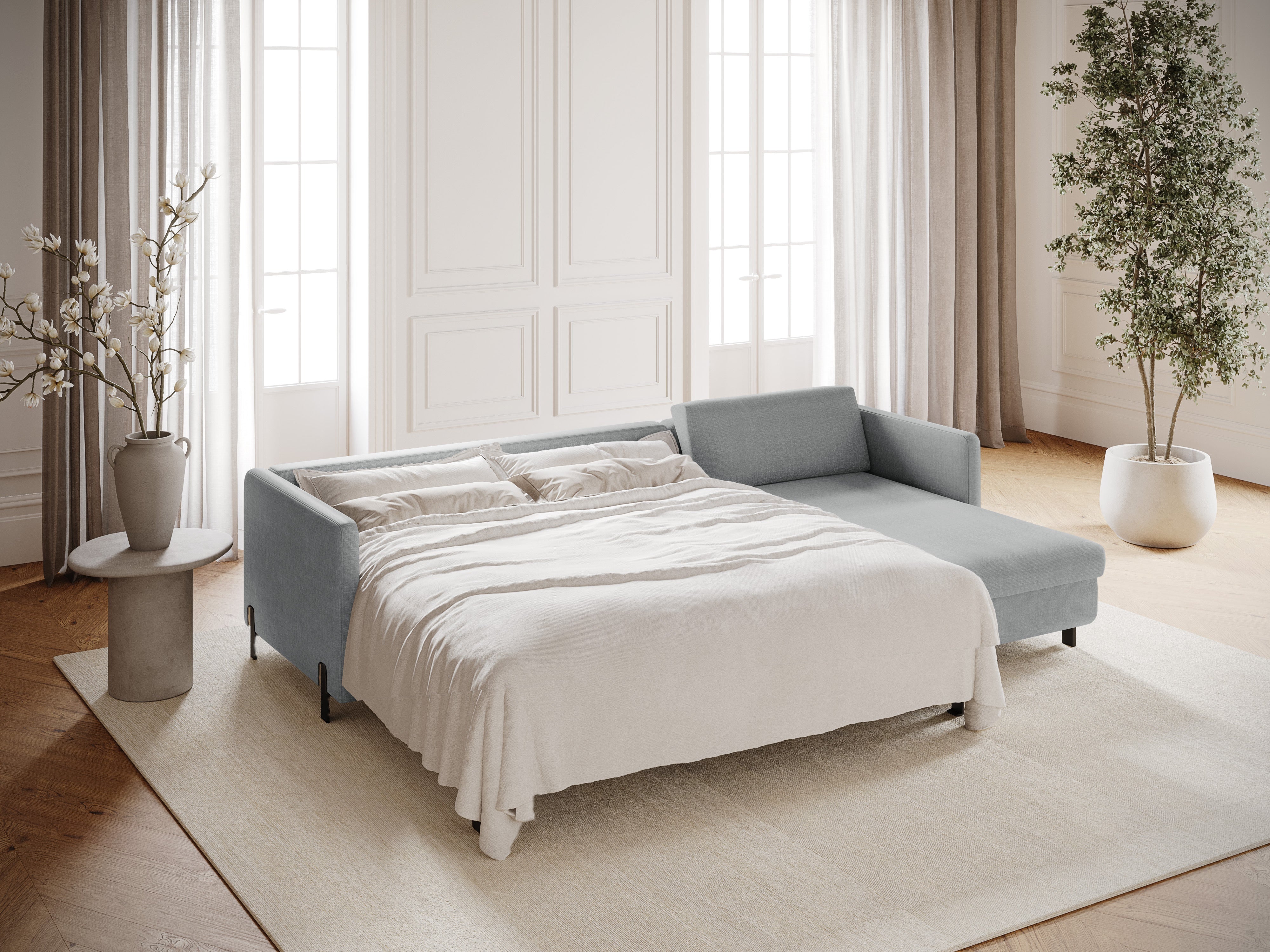 Ecksofa Gloria 280x170cm, Material: Strukturstoff