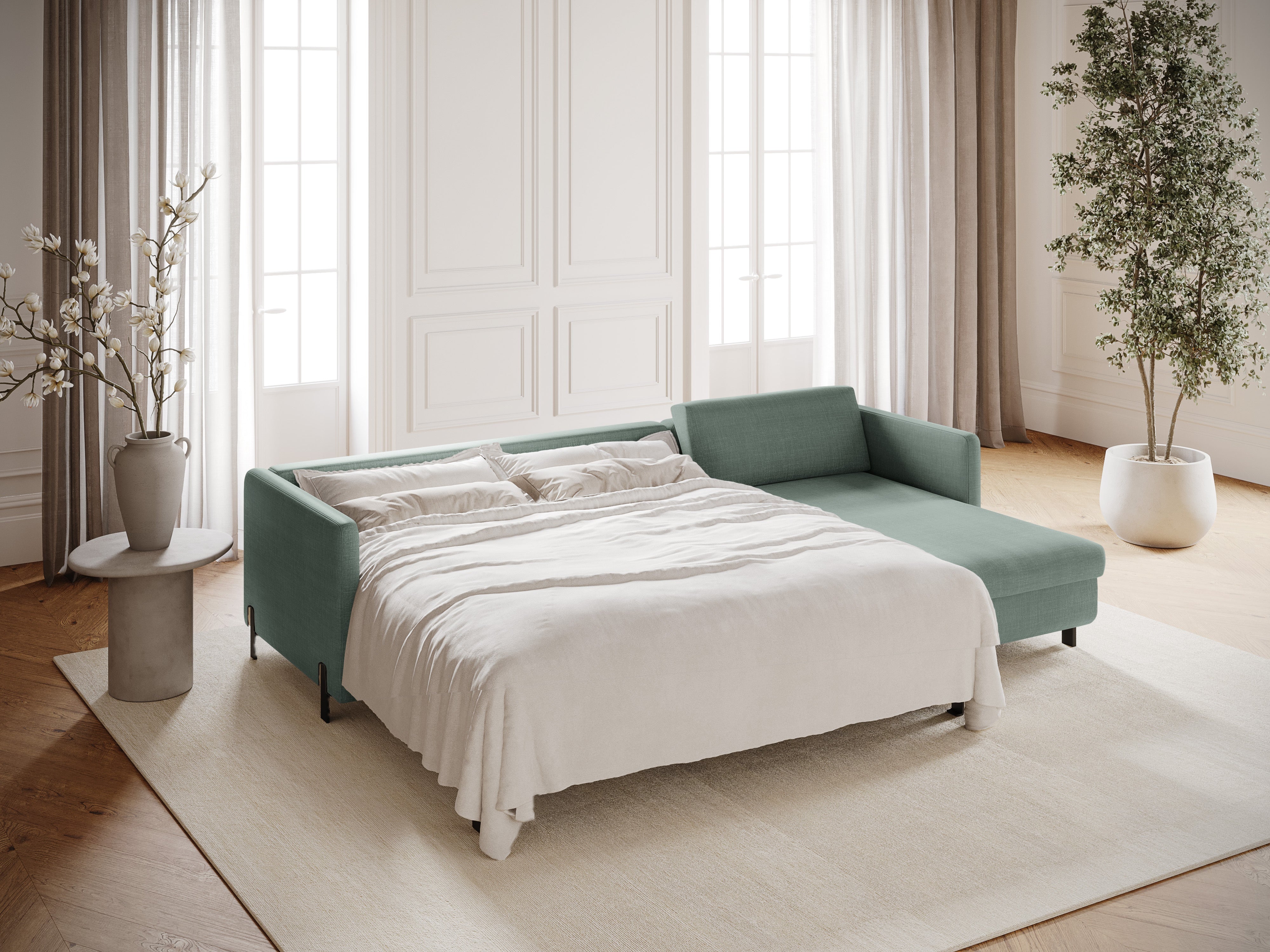 Ecksofa Gloria 280x170cm, Material: Strukturstoff