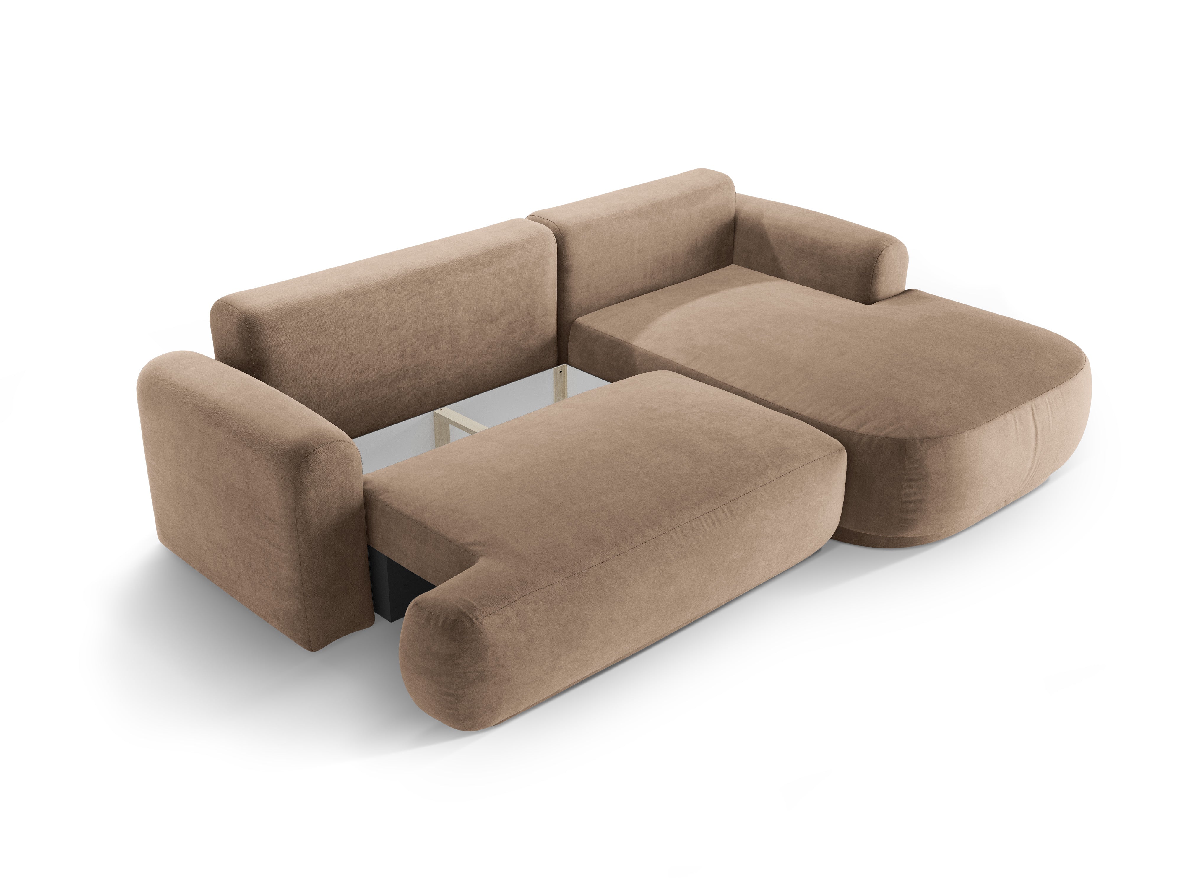 Ecksofa Ella 271x174cm, Material: Samt