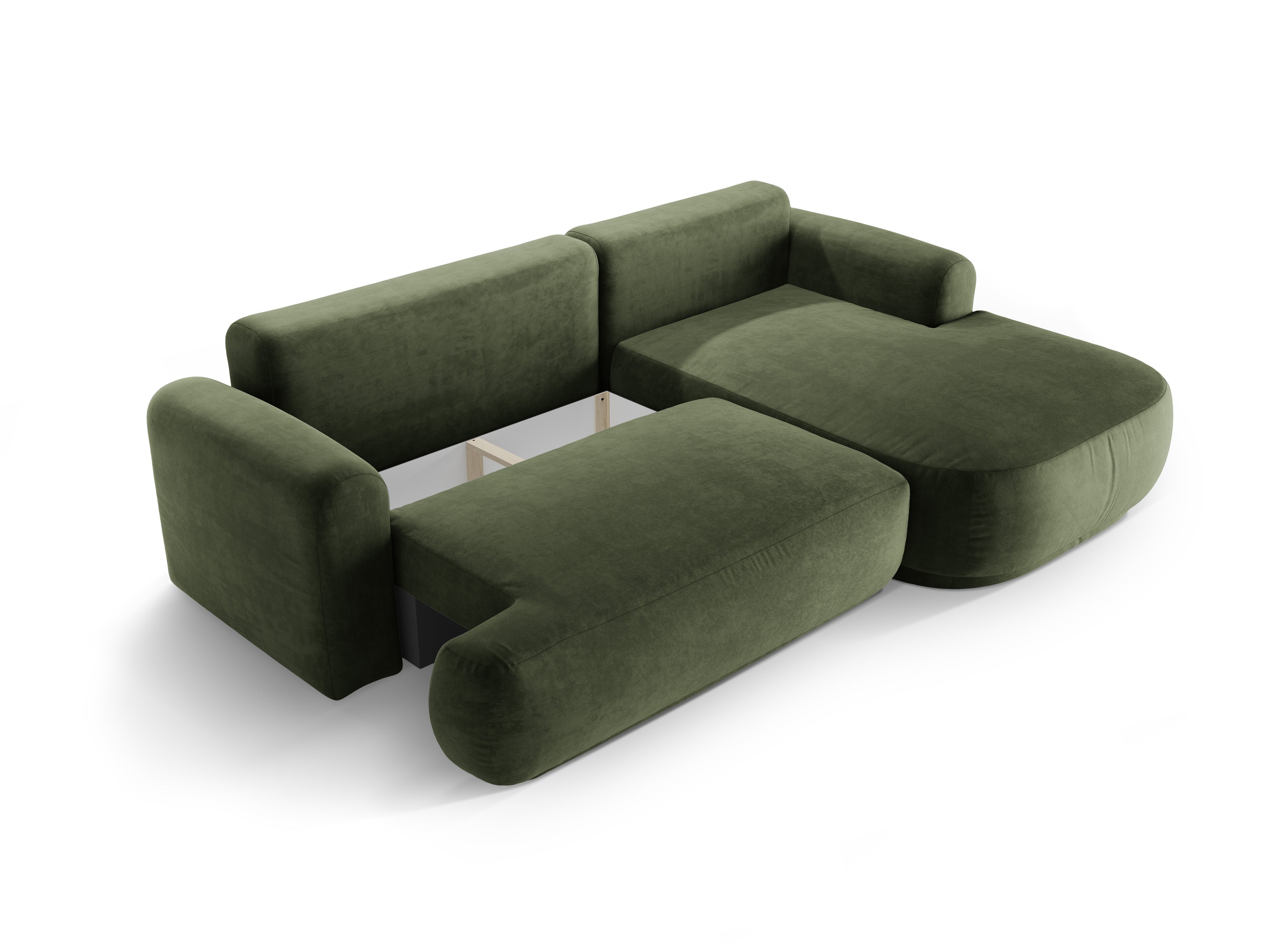 Ecksofa Ella 271x174cm, Material: Samt
