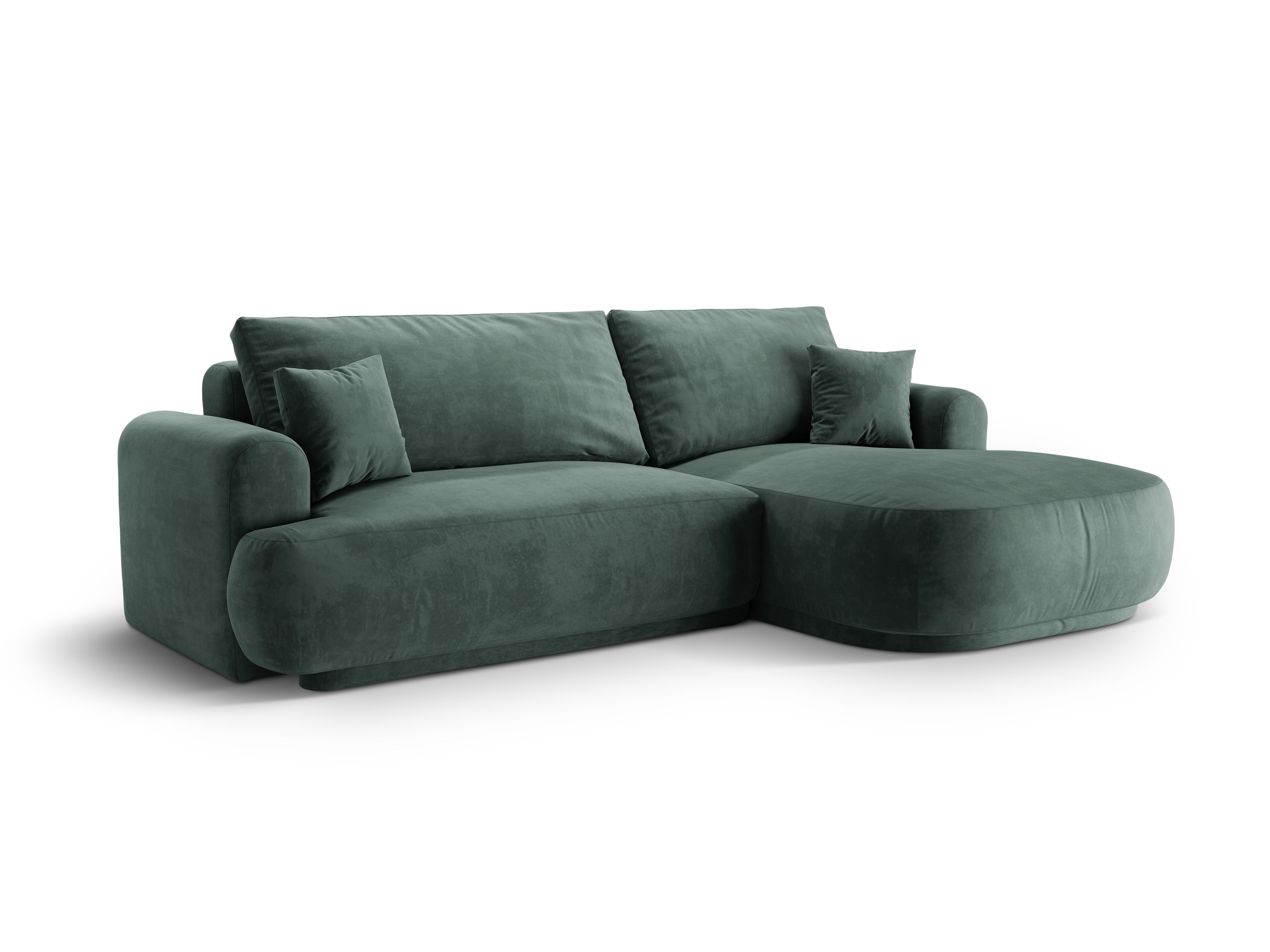Ecksofa Ella 271x174cm, Material: Samt