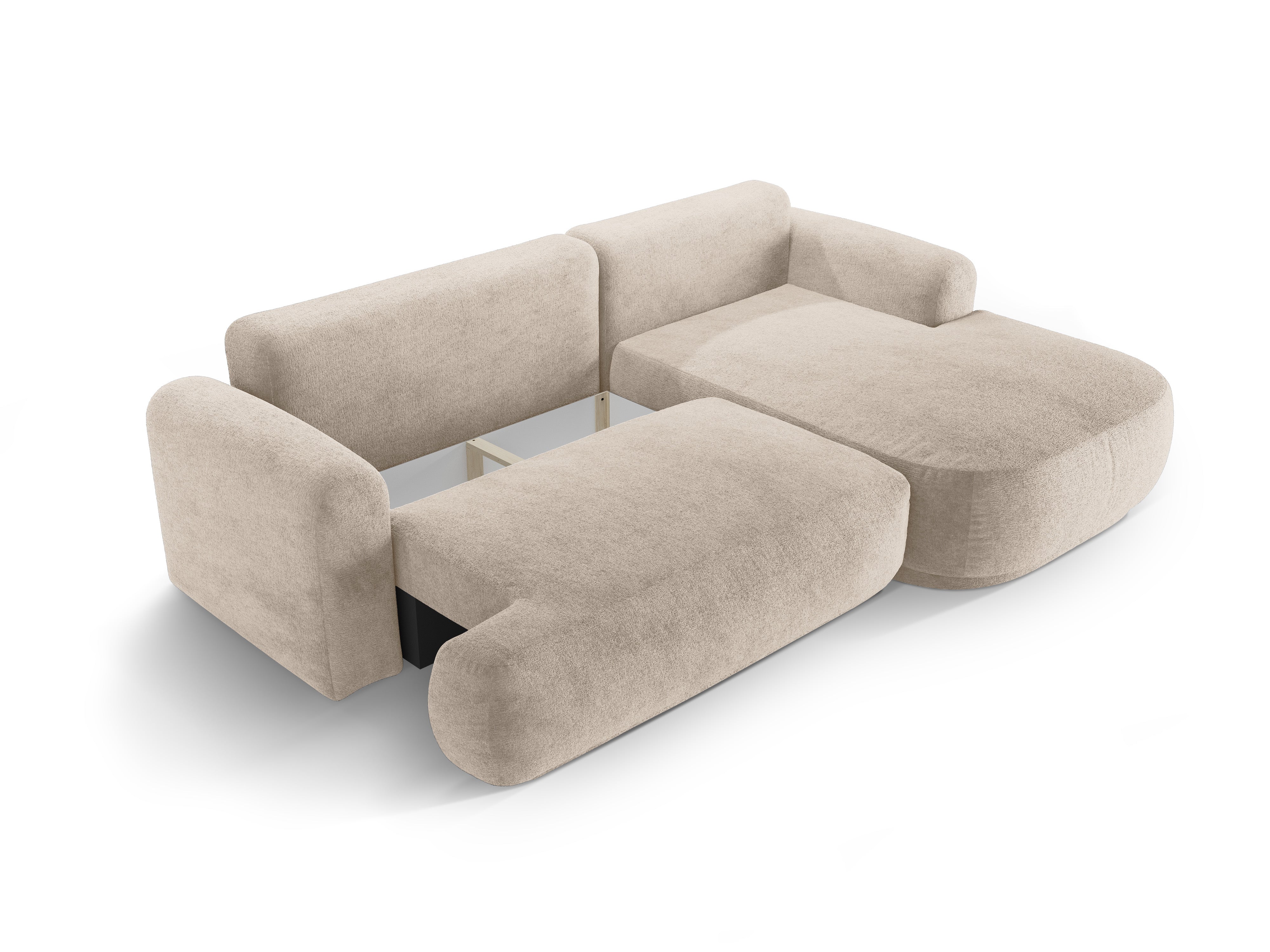 Ecksofa Ella 271x174cm, Material: Strukturstoff