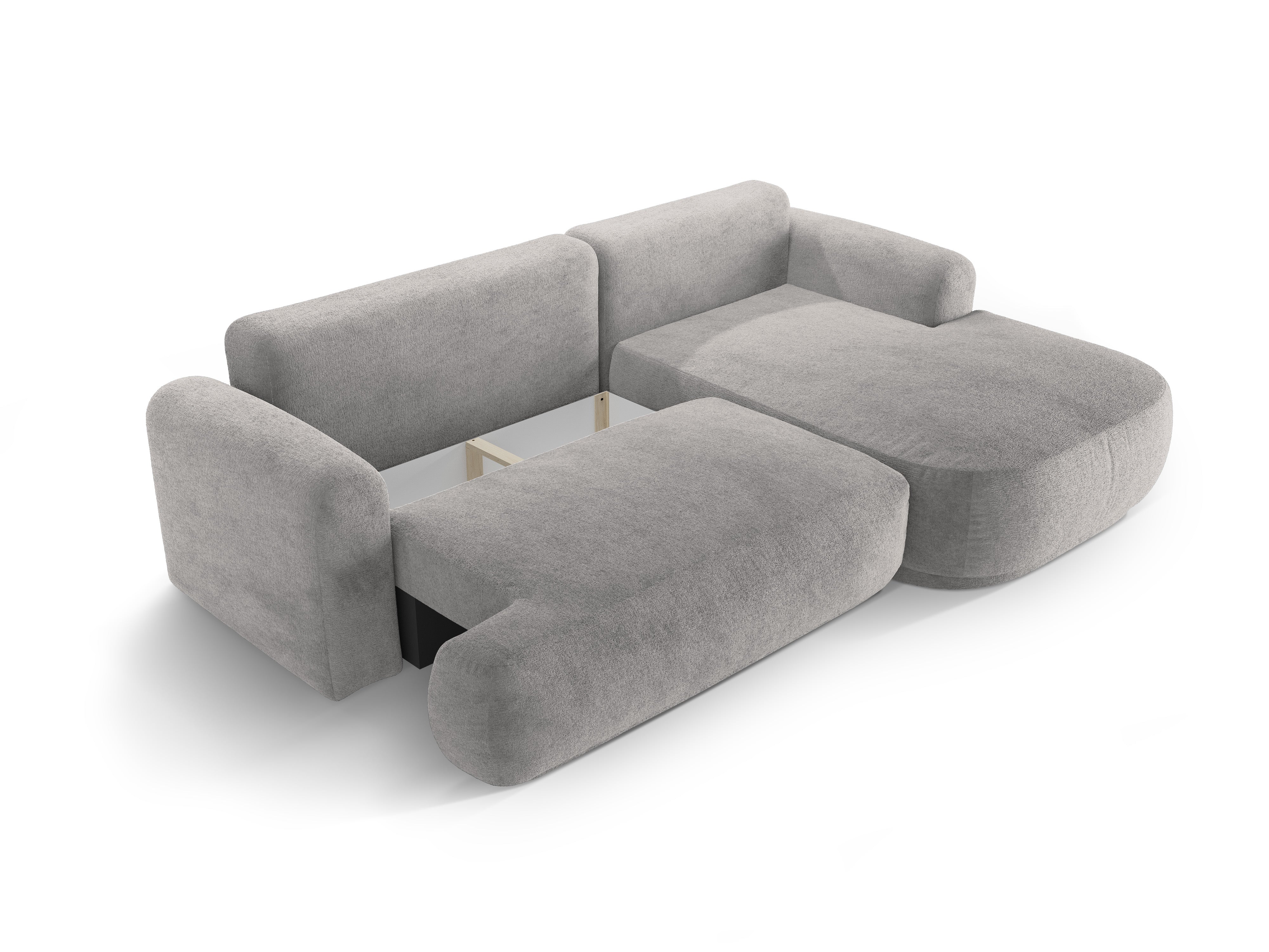 Ecksofa Ella 271x174cm, Material: Strukturstoff