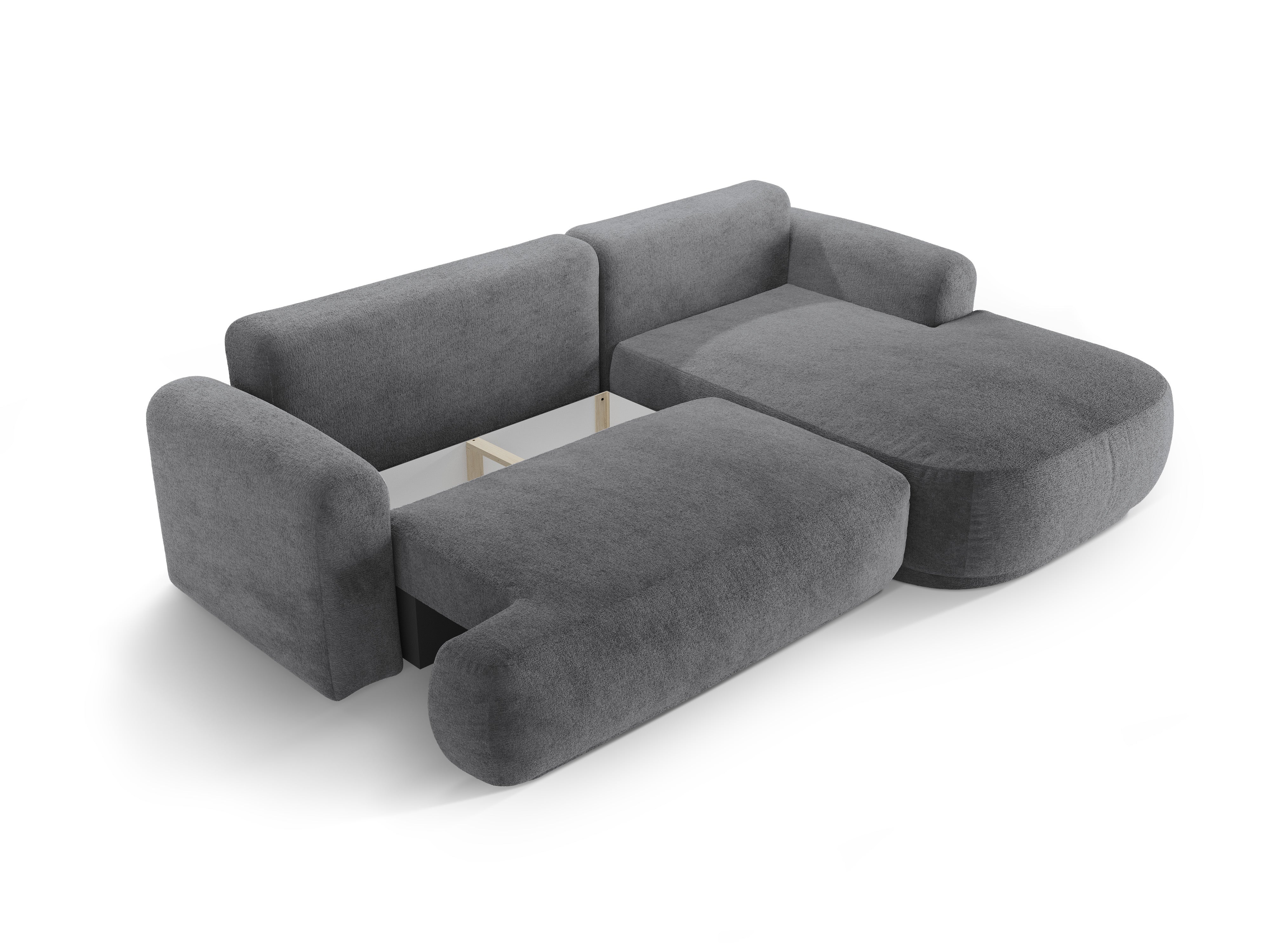 Ecksofa Ella 271x174cm, Material: Strukturstoff