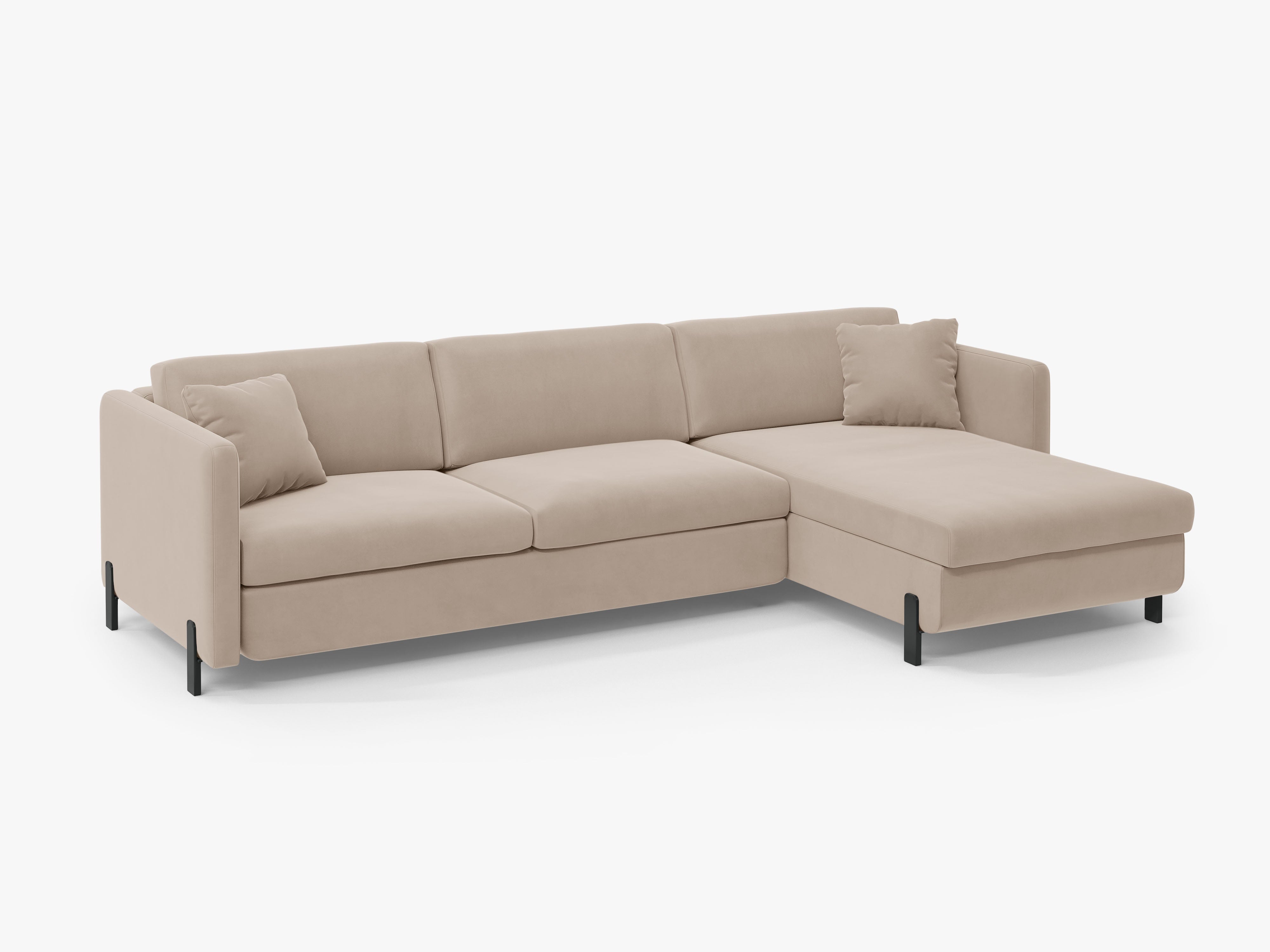 Ecksofa Gloria 280x170cm, Material: Samt