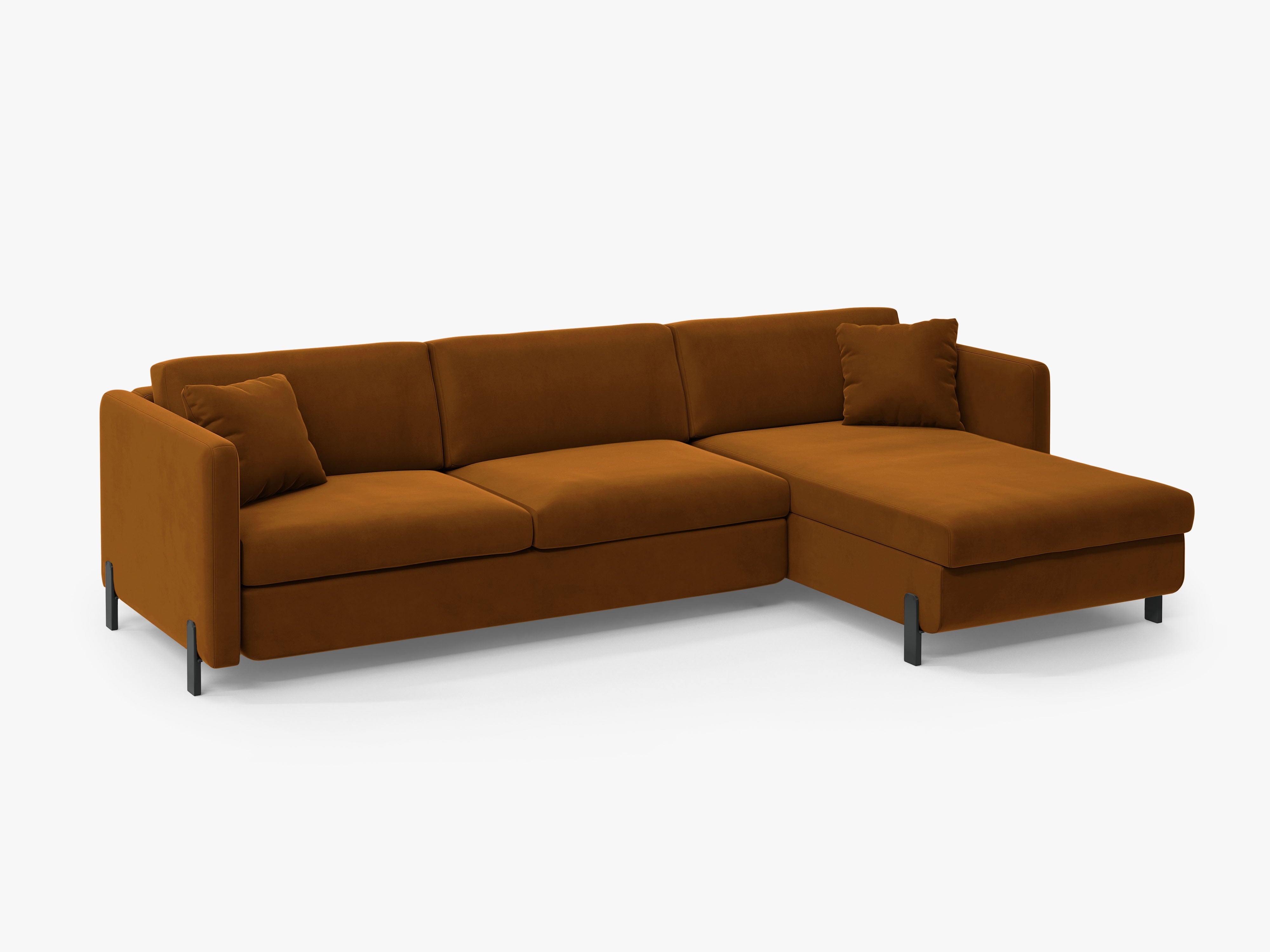 Ecksofa Gloria 280x170cm, Material: Samt