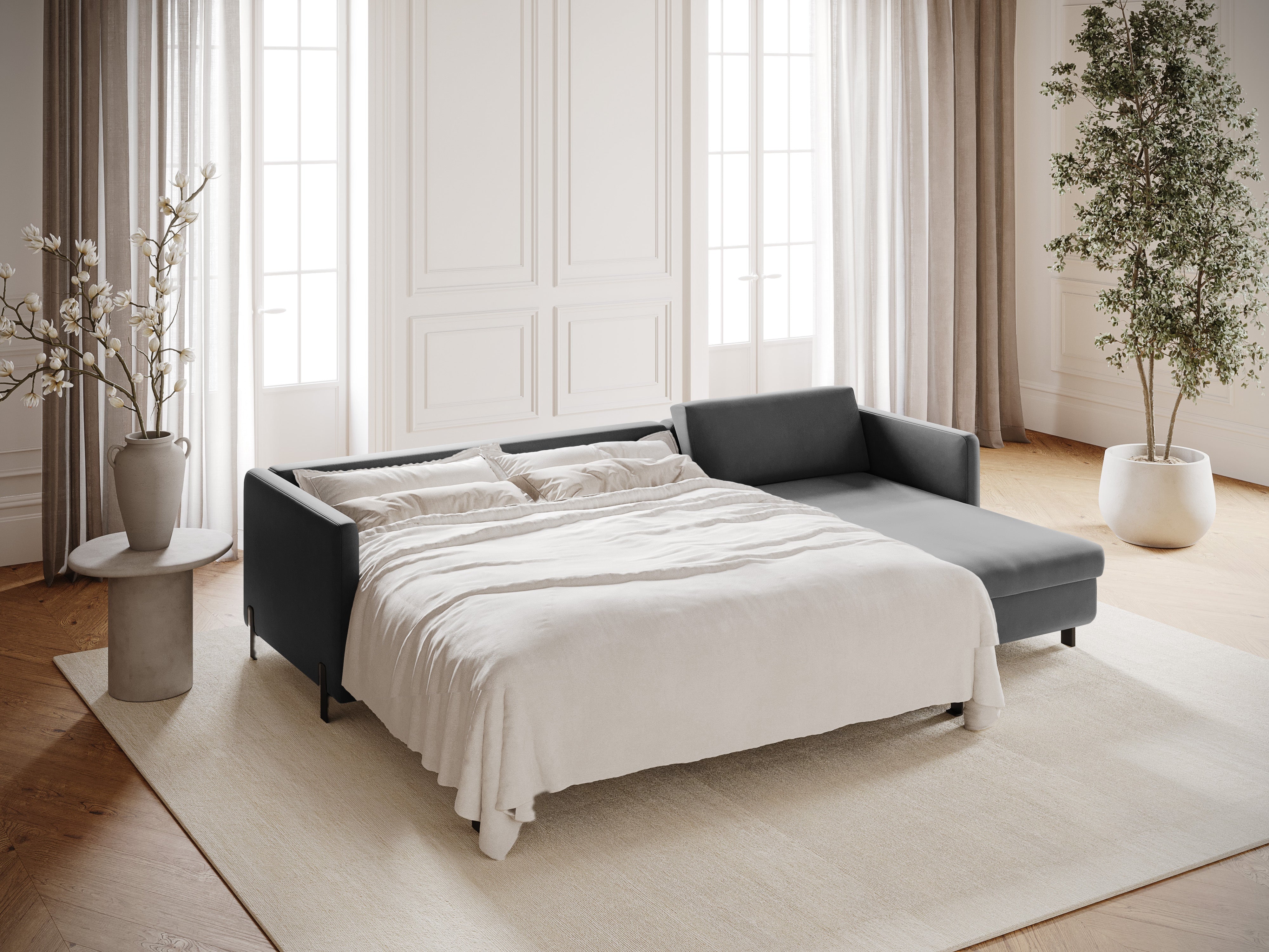 Ecksofa Gloria 280x170cm, Material: Samt