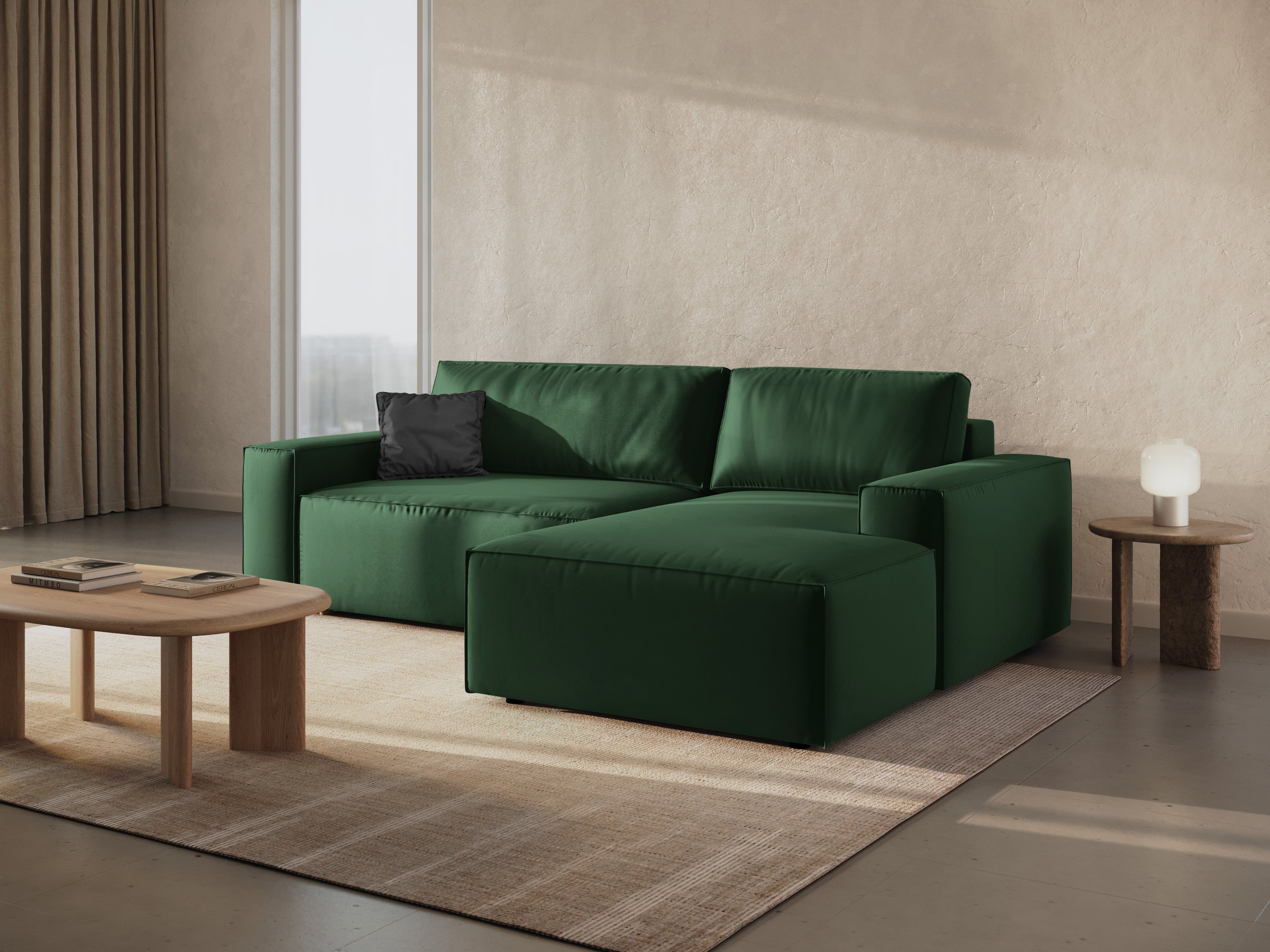 Ecksofa-Set Jodie, Material: Samt 