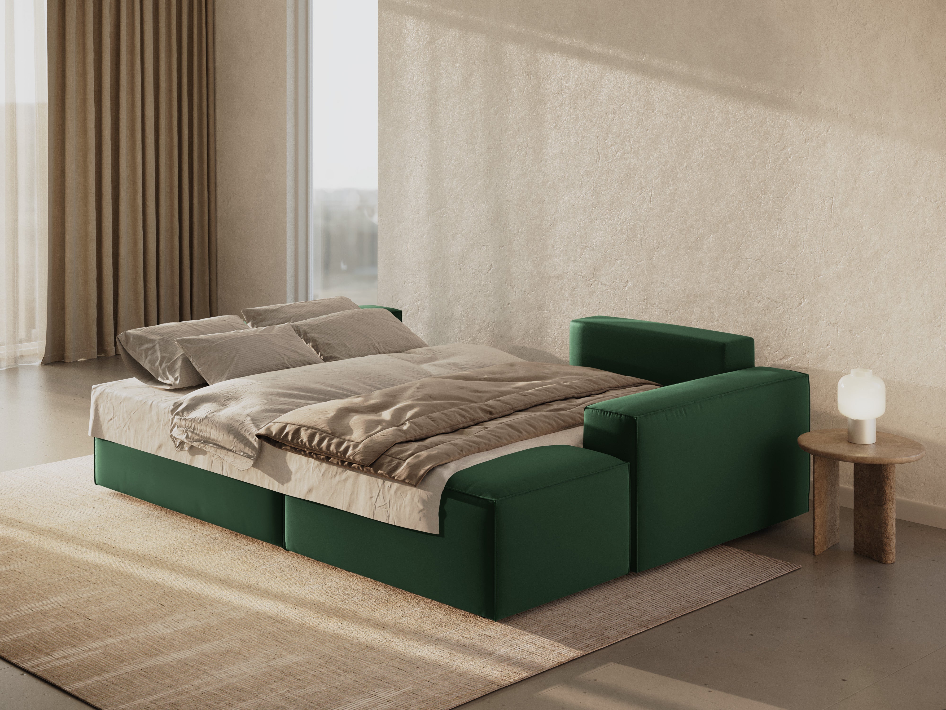 Ecksofa-Set Jodie, Material: Samt 