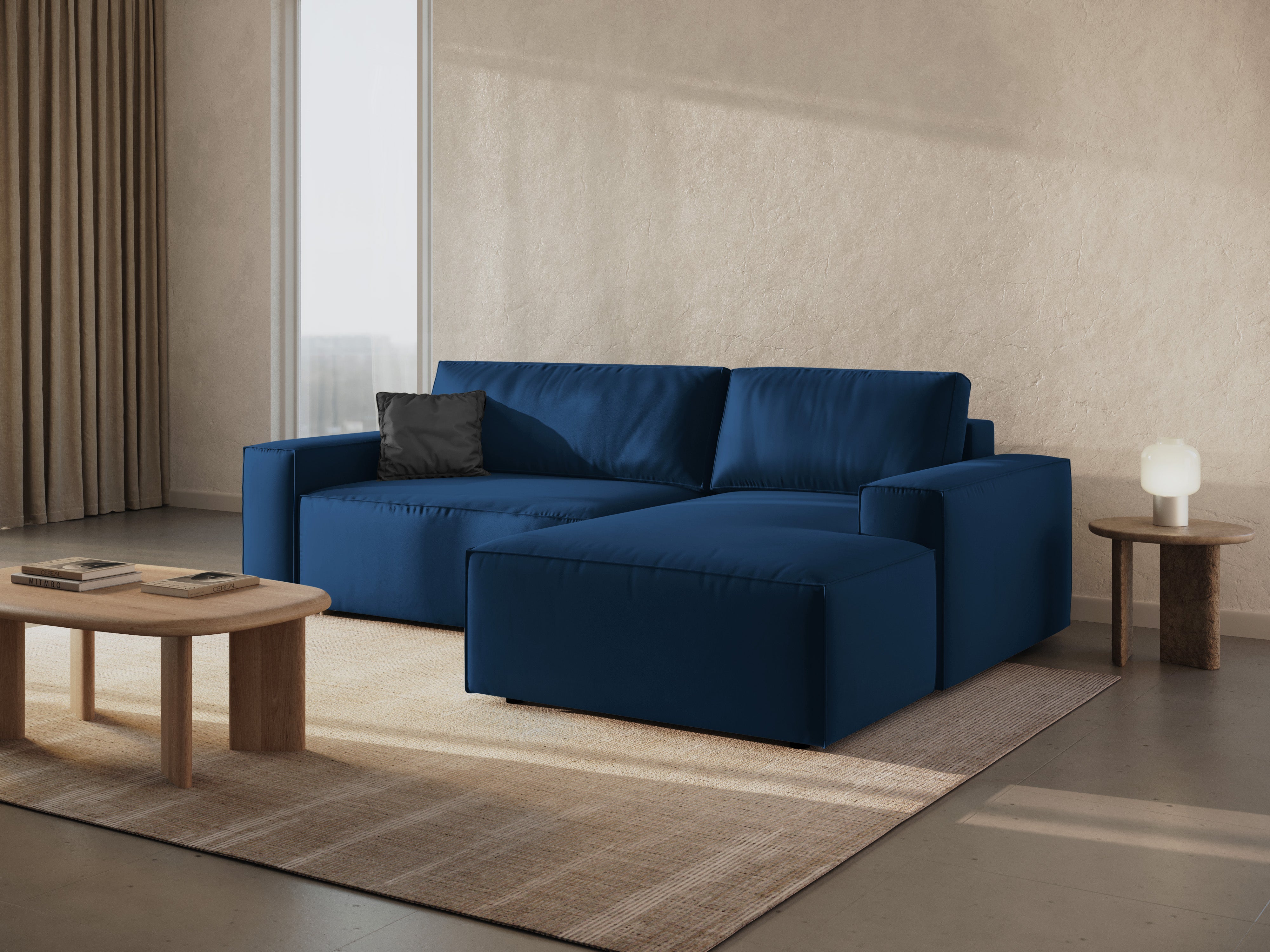 Ecksofa-Set Jodie, Material: Samt 