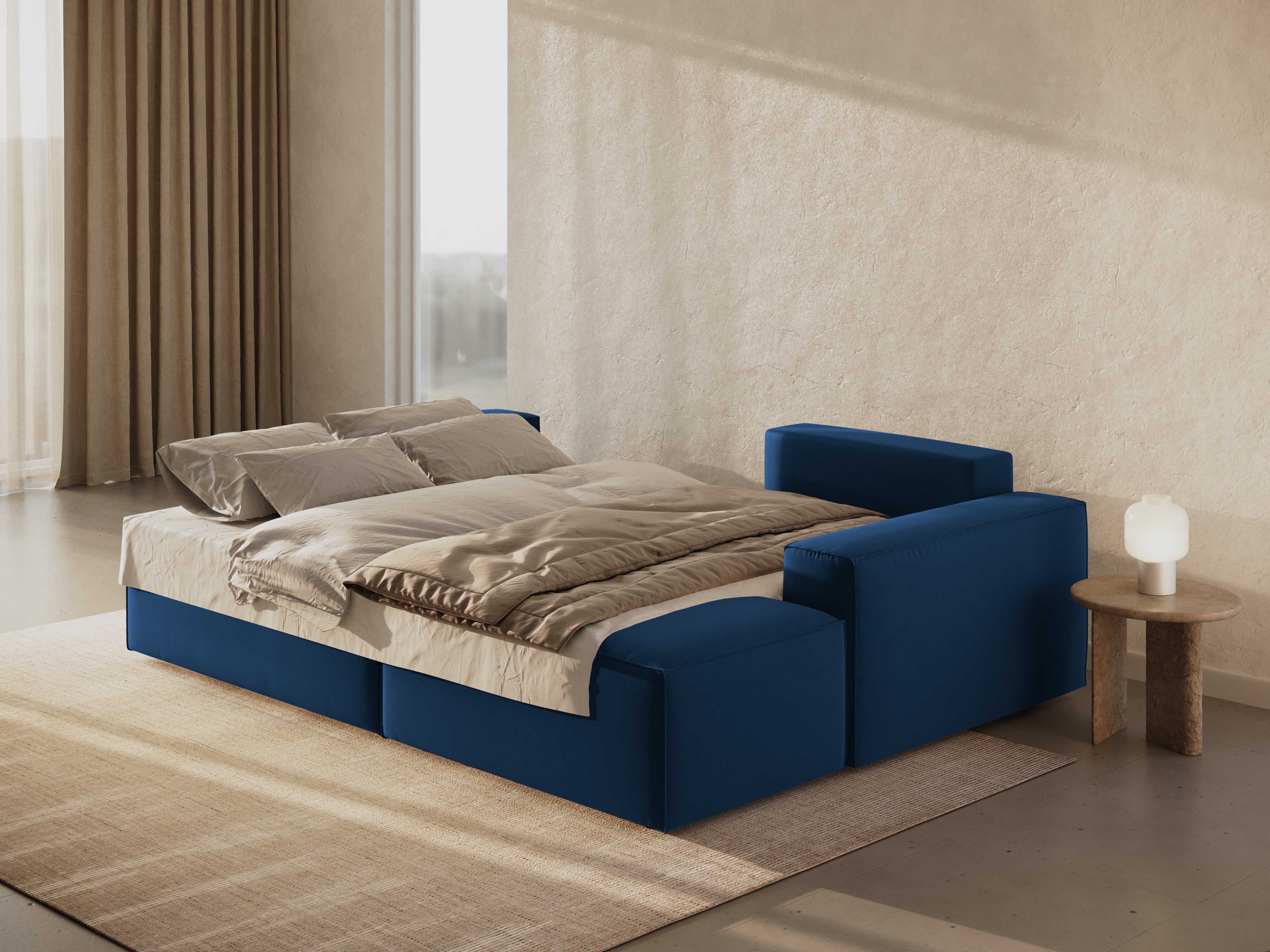 Ecksofa-Set Jodie, Material: Samt 