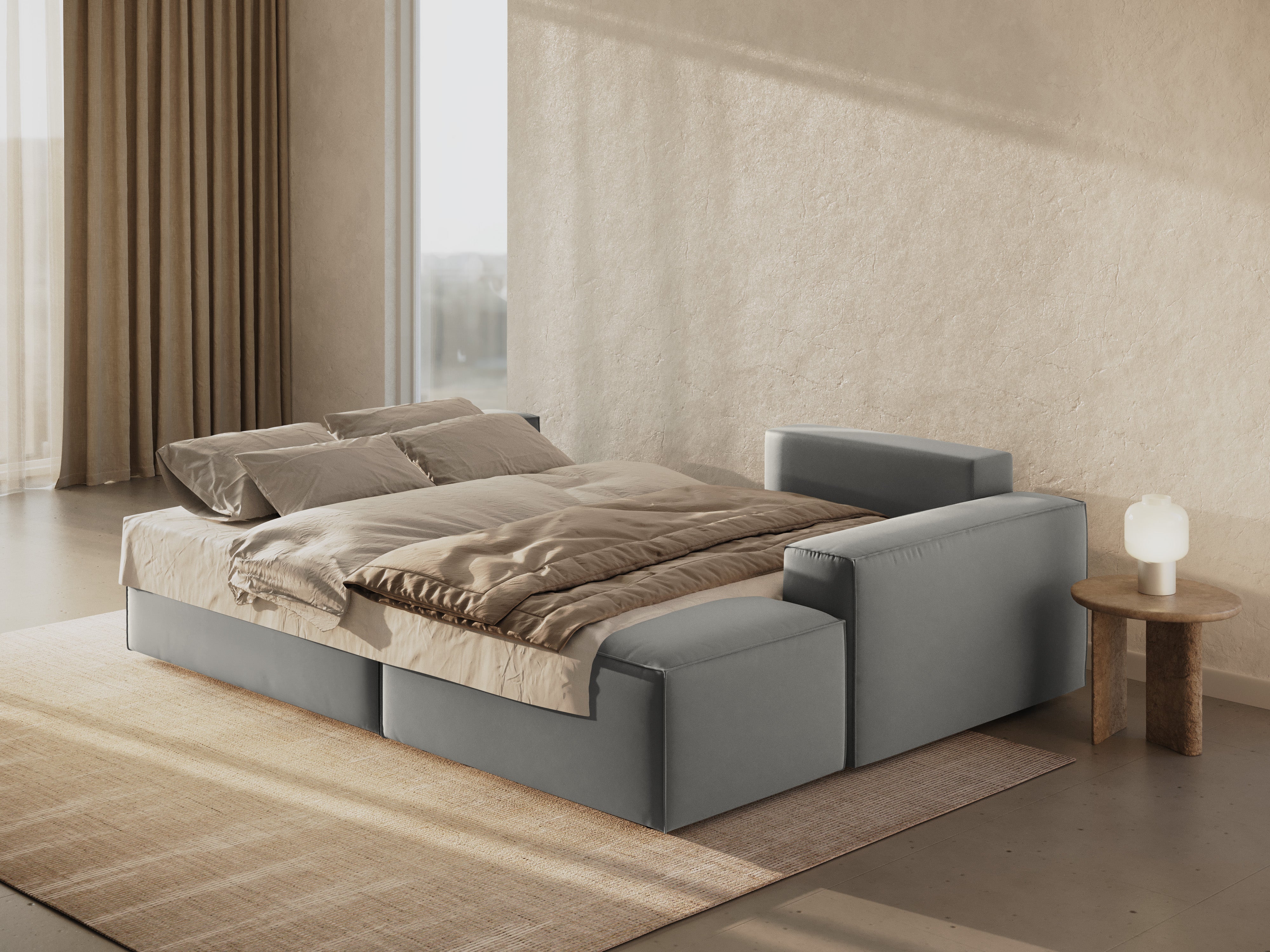 Ecksofa-Set Jodie, Material: Samt 
