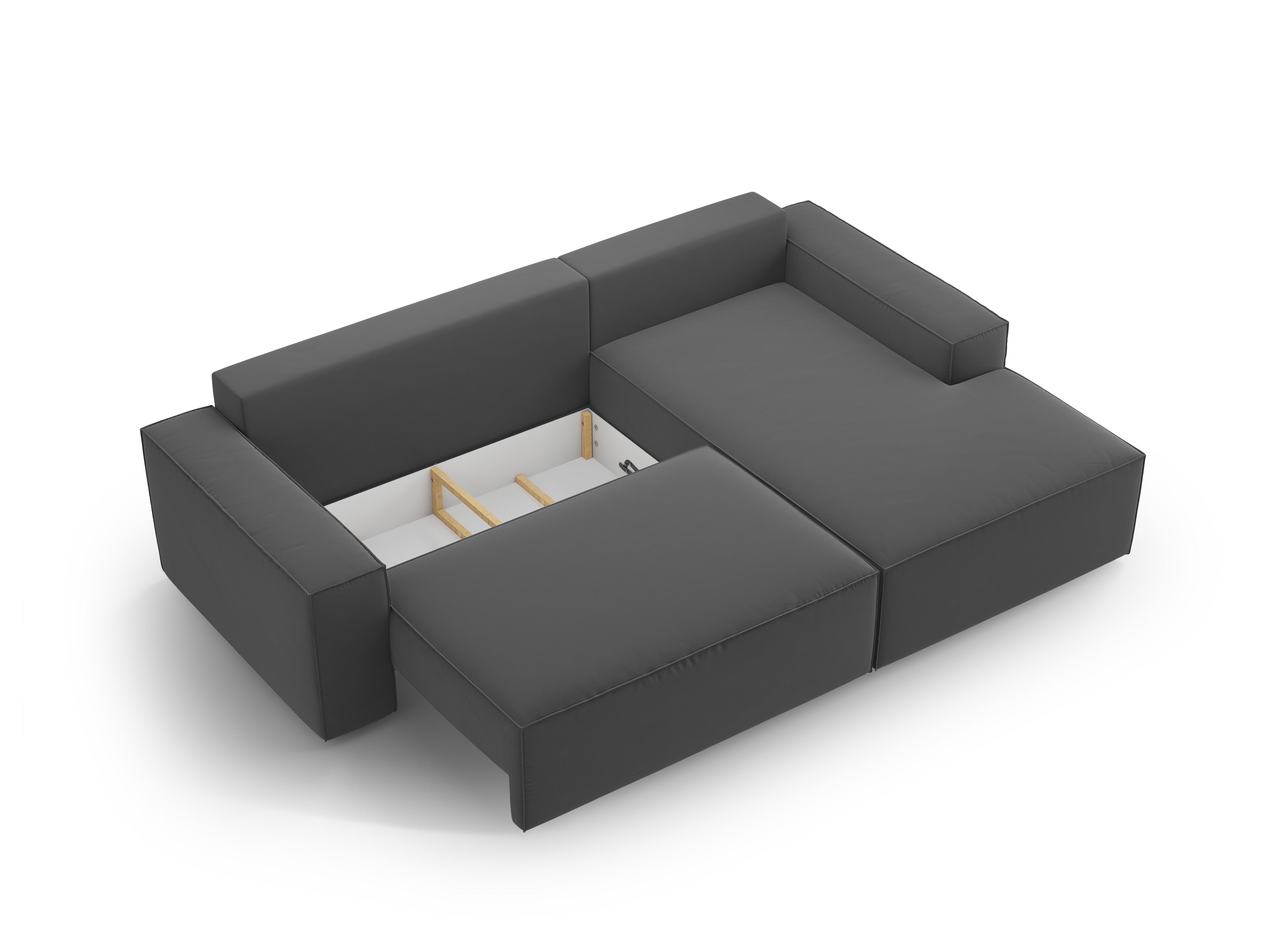 Ecksofa-Set Jodie, Material: Samt 