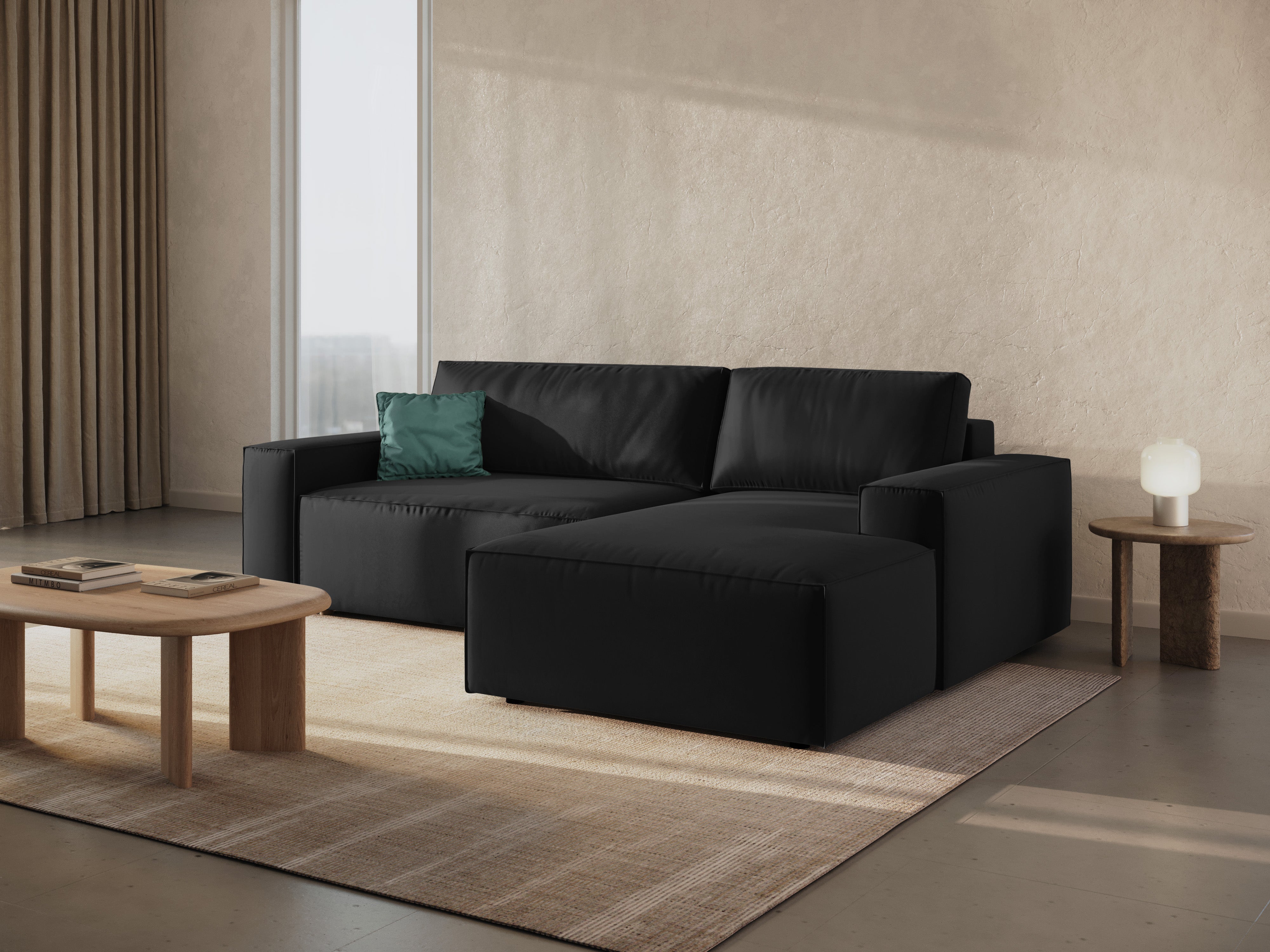Ecksofa-Set Jodie, Material: Samt 