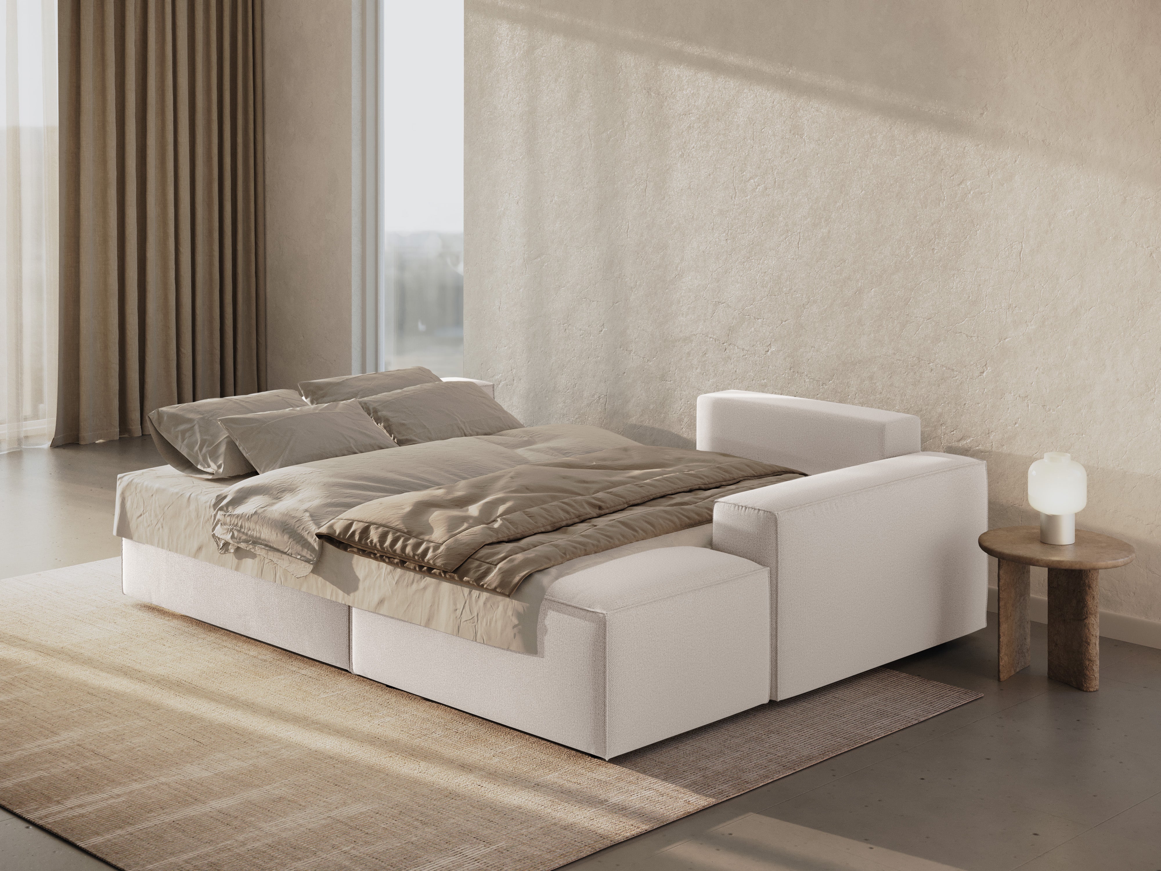 Ecksofa-Set Jodie, Material: Strukturstoff
