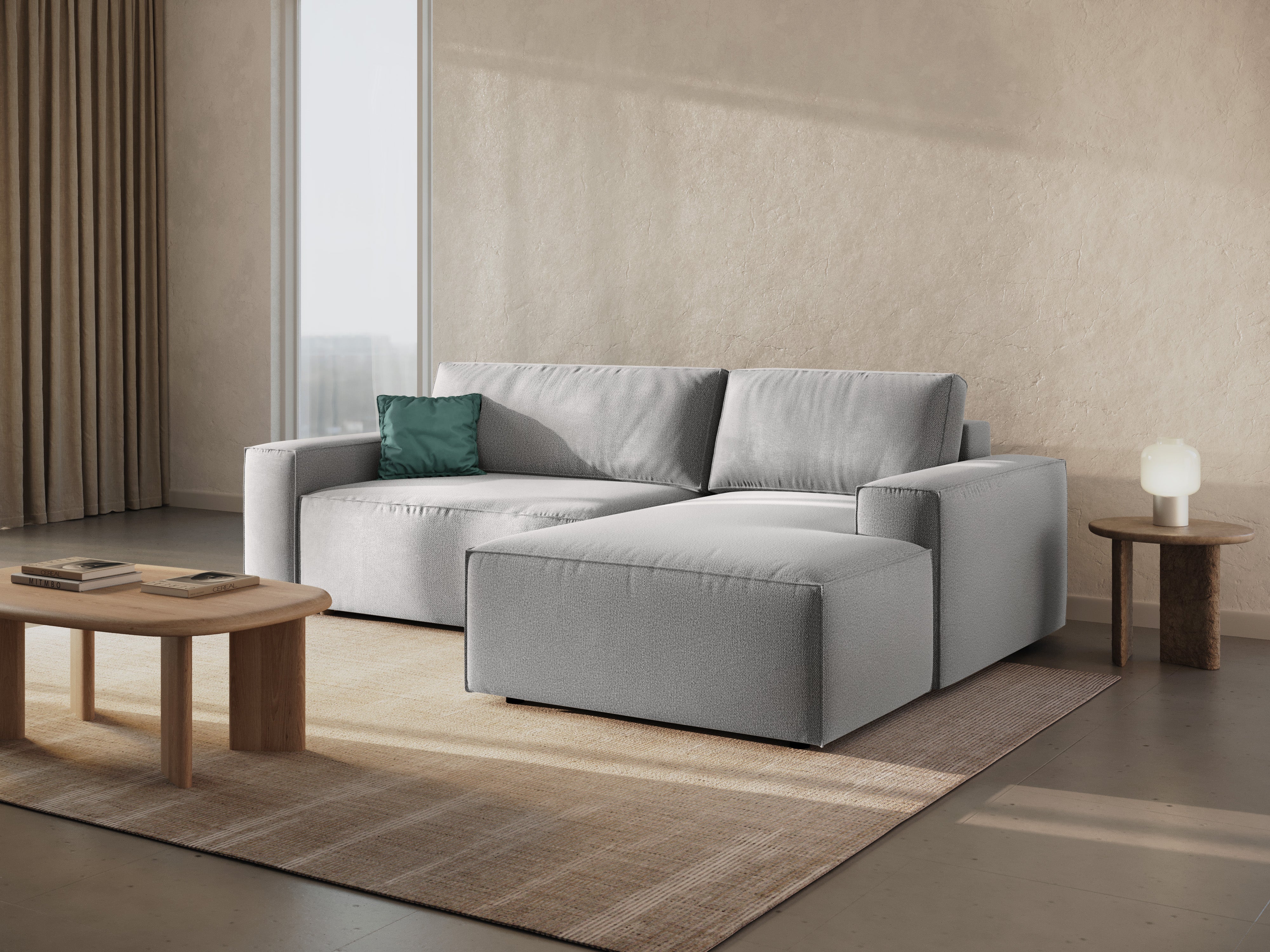 Ecksofa-Set Jodie, Material: Strukturstoff