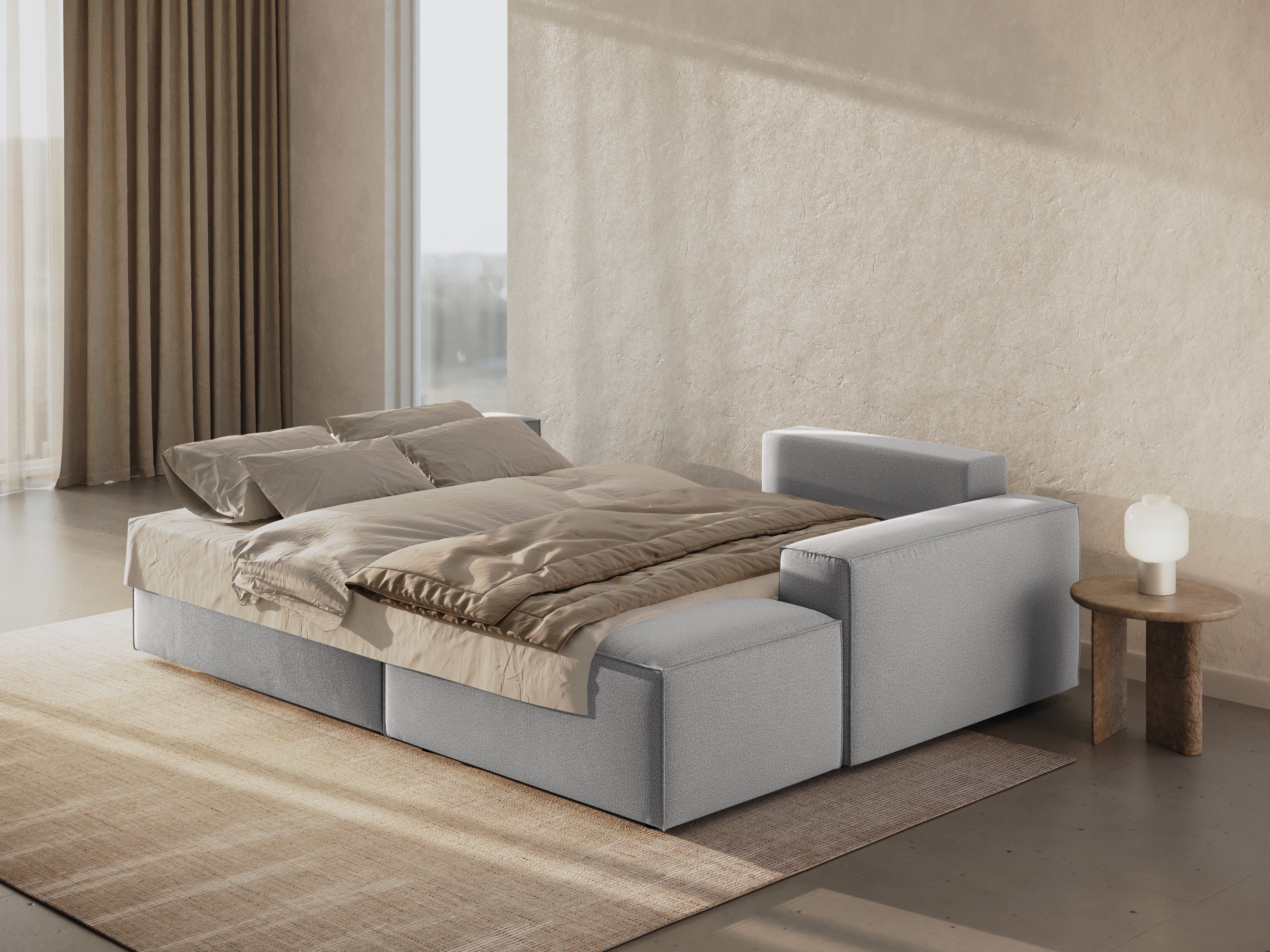 Ecksofa-Set Jodie, Material: Strukturstoff