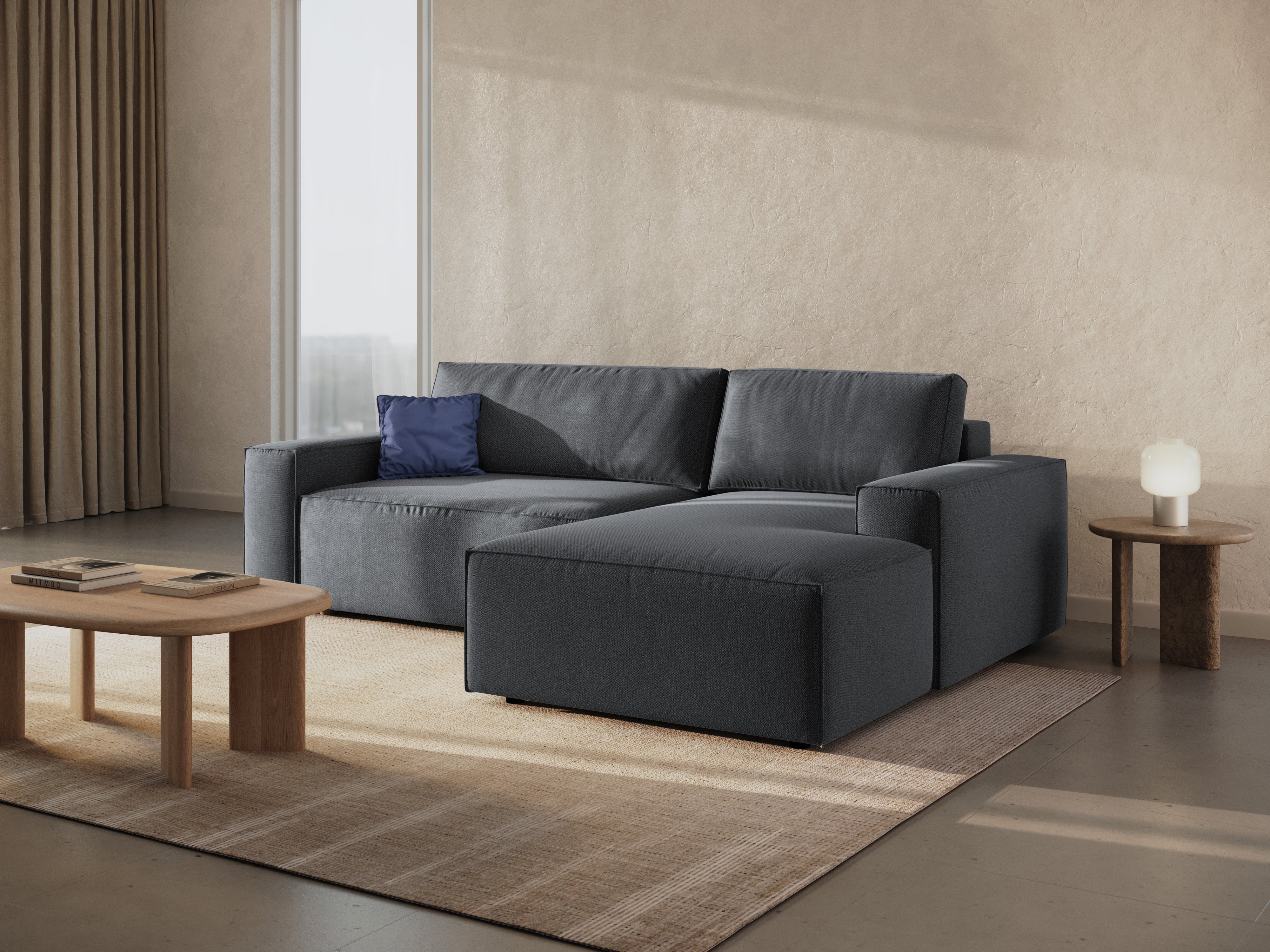 Ecksofa-Set Jodie, Material: Strukturstoff