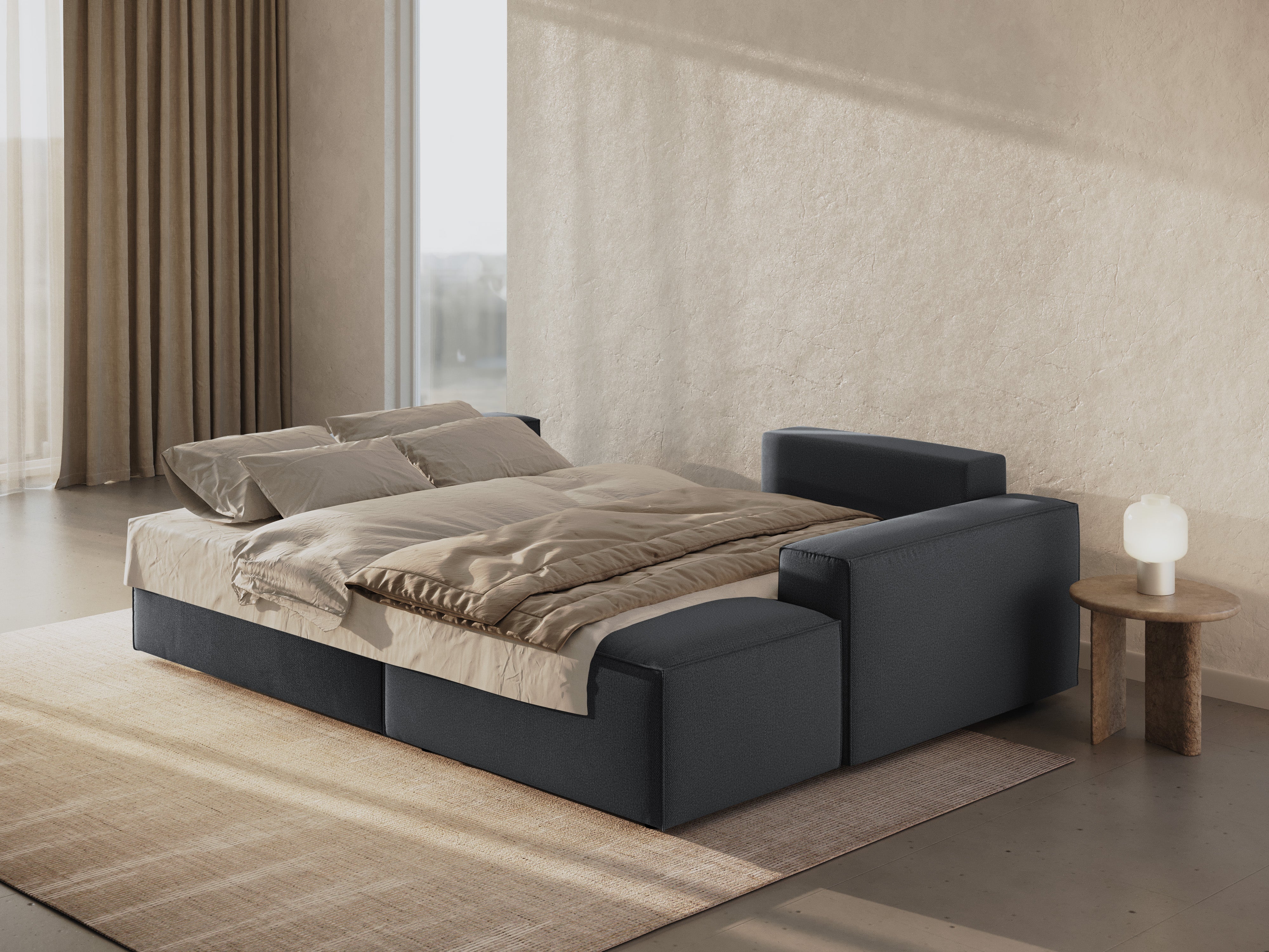 Ecksofa-Set Jodie, Material: Strukturstoff