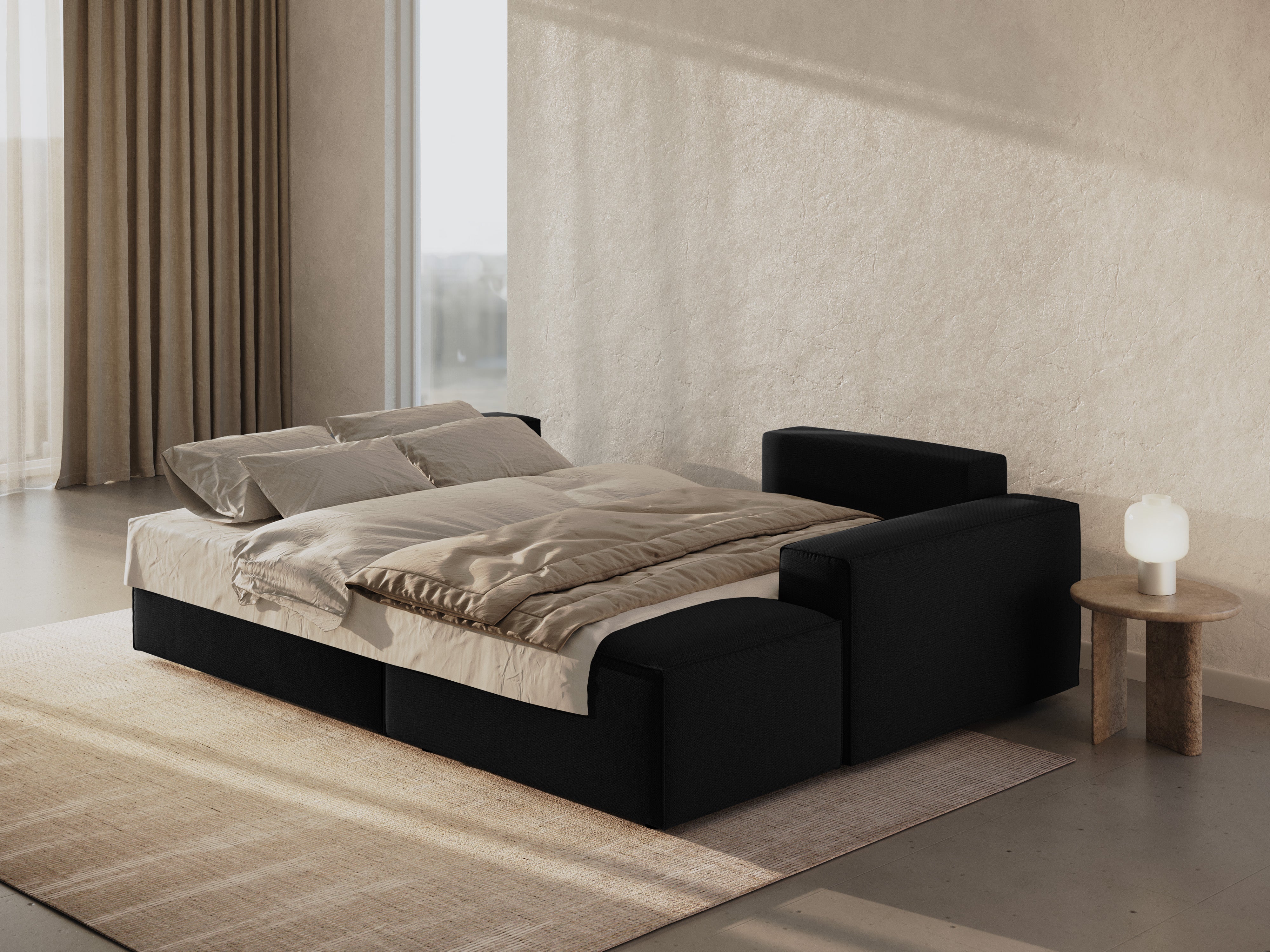 Ecksofa-Set Jodie, Material: Strukturstoff