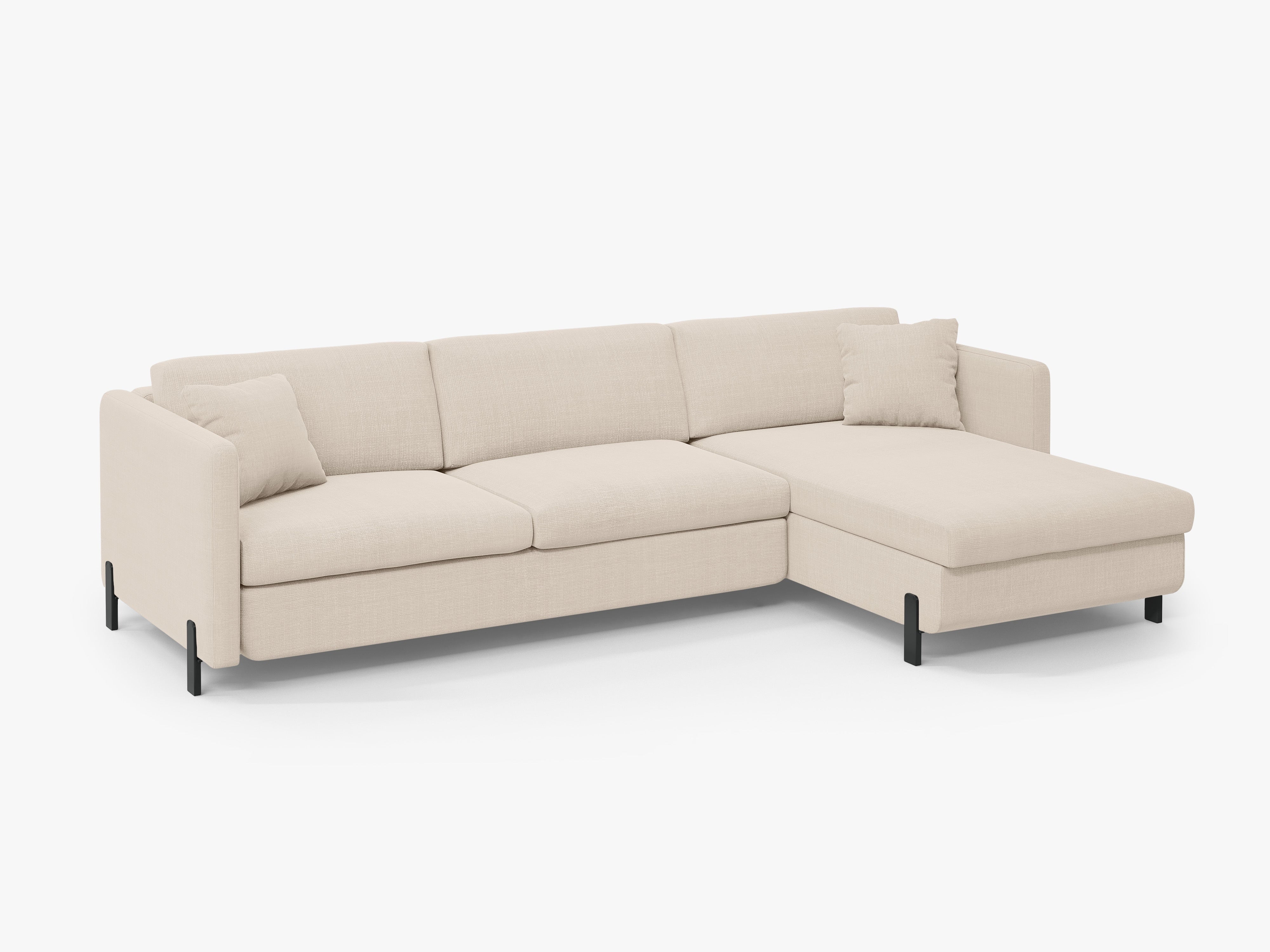 Ecksofa Gloria 260x170cm, Material: Strukturstoff