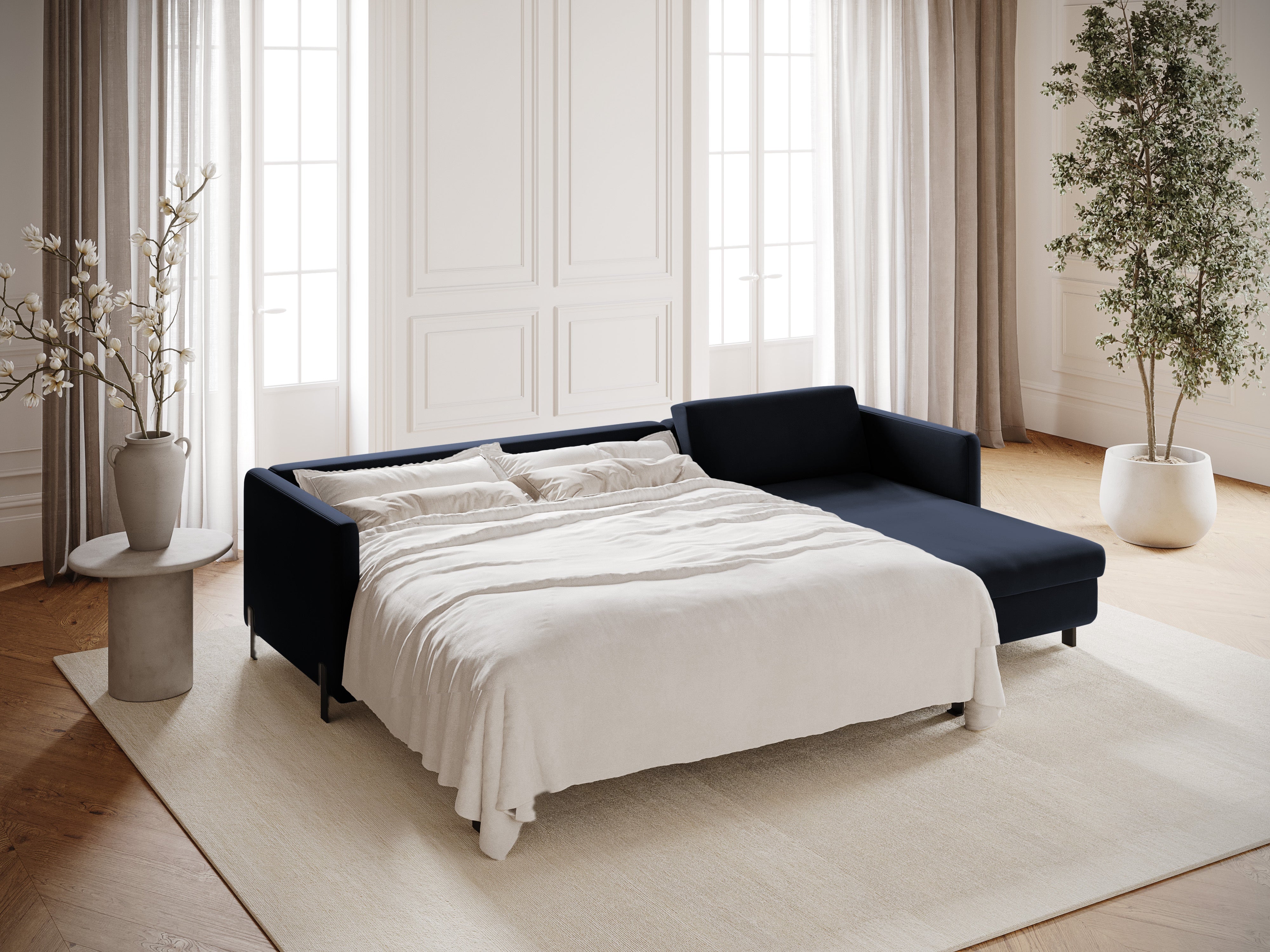 Ecksofa Gloria 260x170cm, Material: Samt