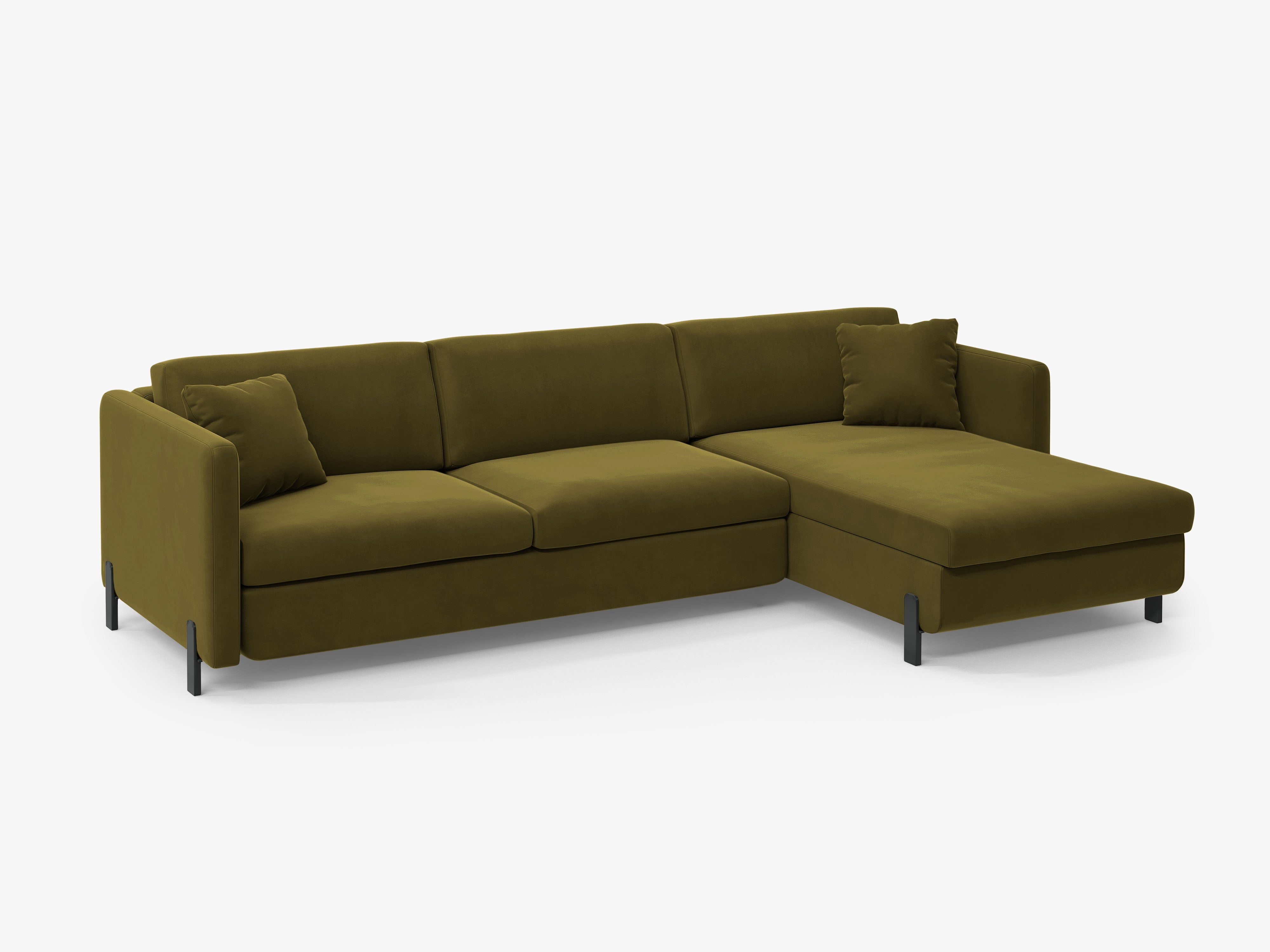 Ecksofa Gloria 260x170cm, Material: Samt