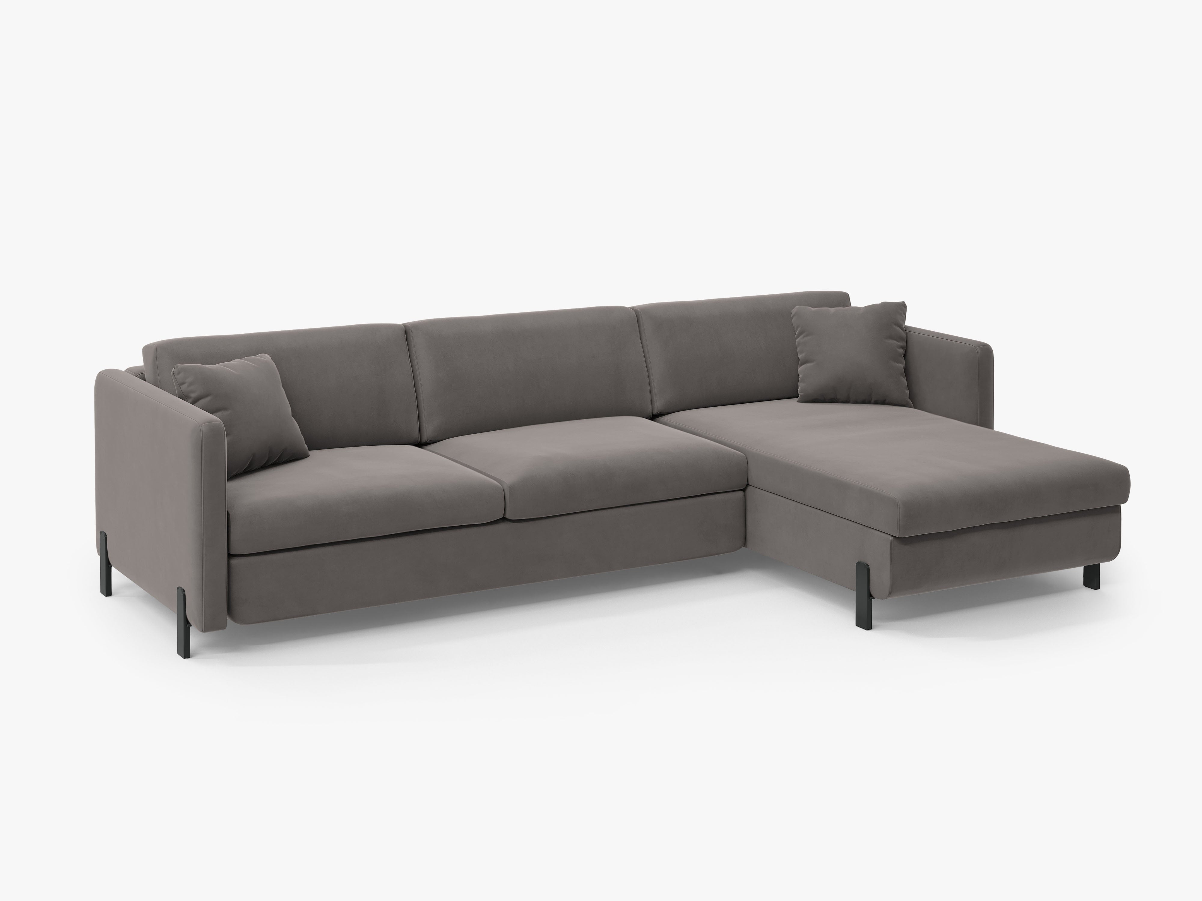 Ecksofa Gloria 260x170cm, Material: Samt